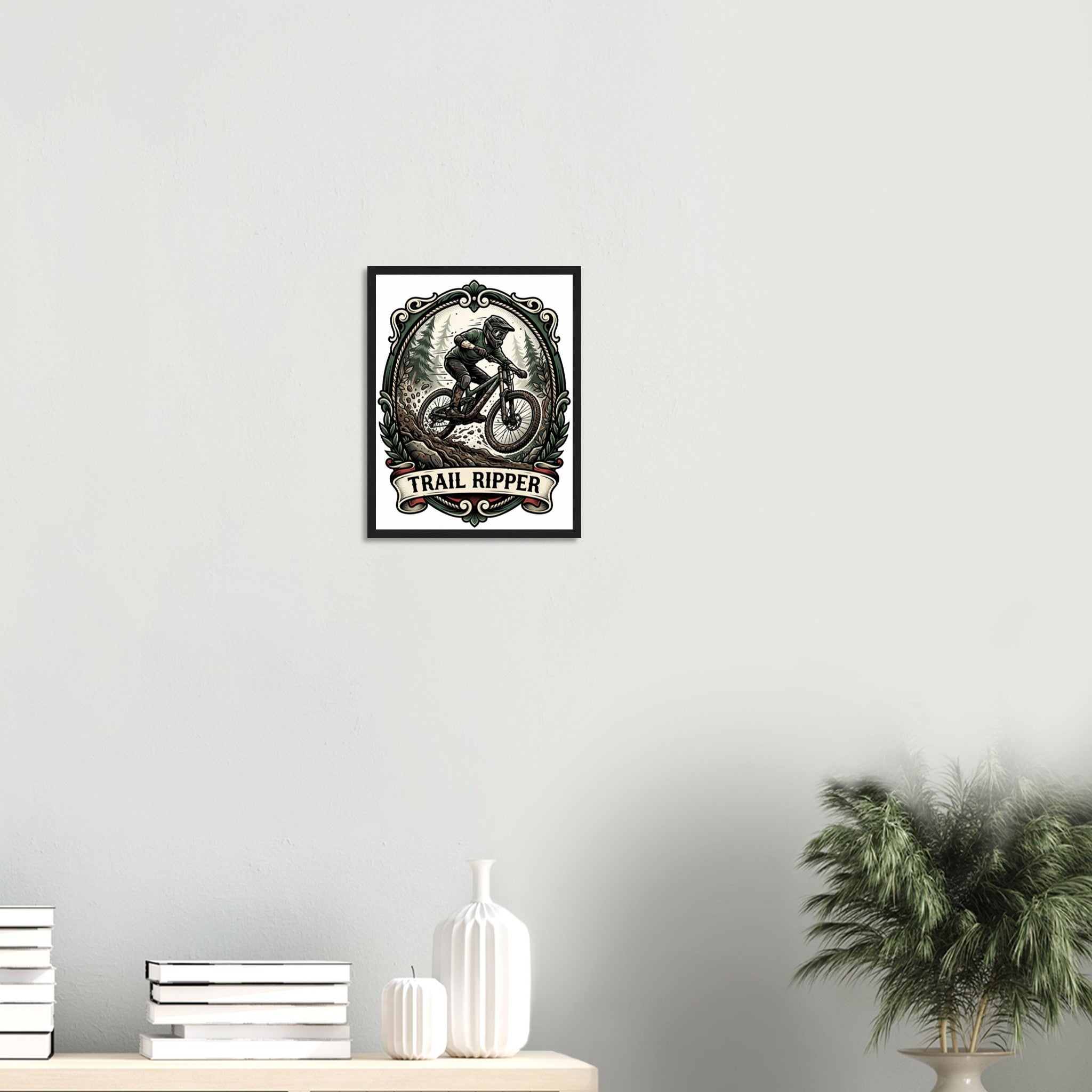 Trail Ripper Framed Print | Mountain Bike Wall Art - view 6