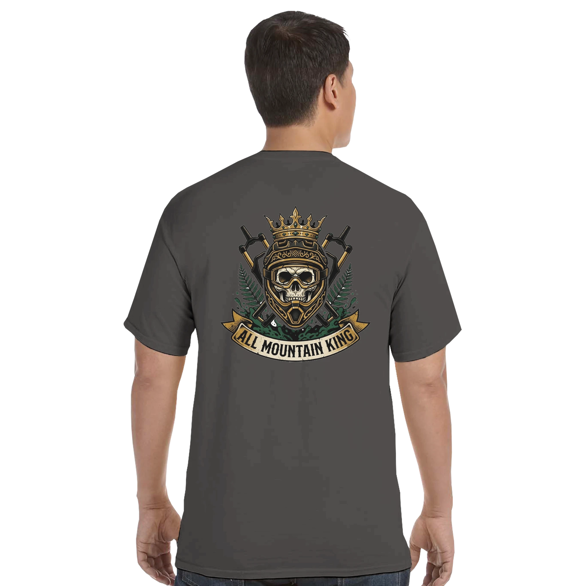 All Mountain King Racing Tee | Pump Track Racing Co Back-Print T-Shirt - view 2