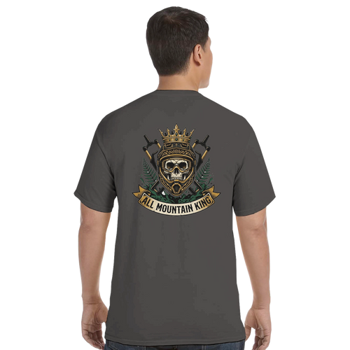 All Mountain King Racing Tee | Pump Track Racing Co Back-Print T-Shirt - view 2