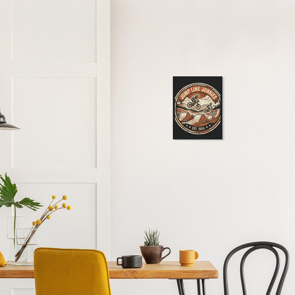Jump Line Junkies Framed Print | Mountain Bike Wall Art - view 10