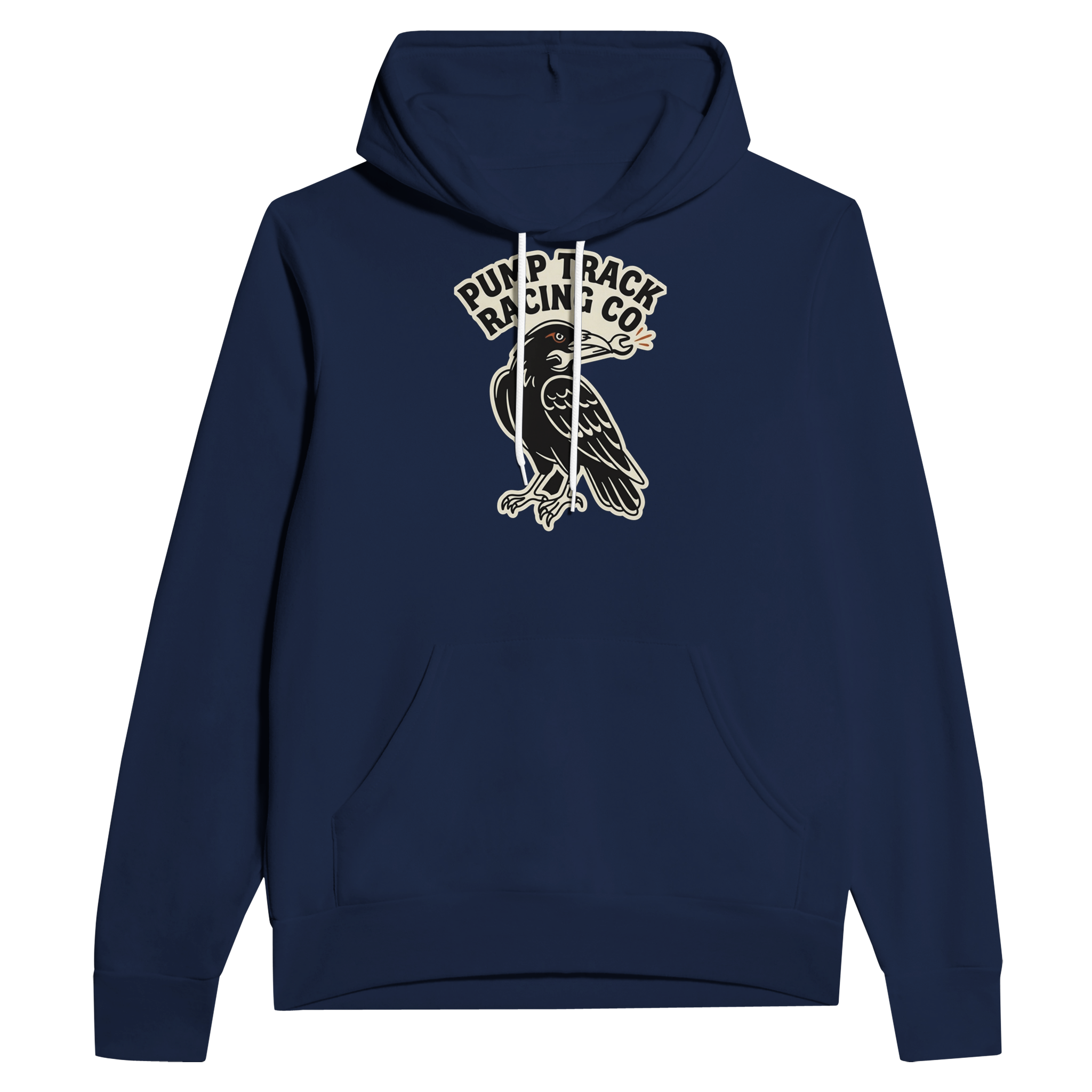 Pump Track Racing Co Raven MTB Hoodie | Mountain Bike & Pump Track Hoodie - view 3