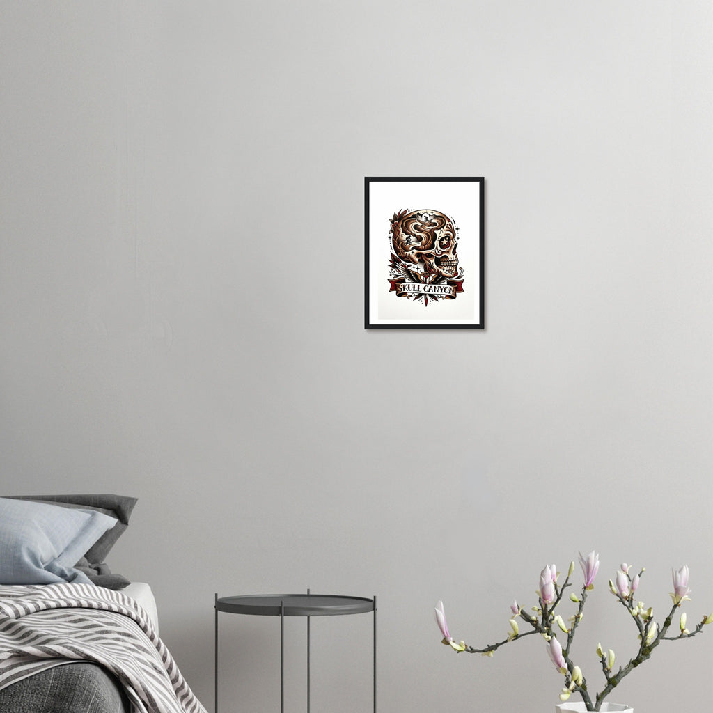 Skull Canyon Framed Print | Mountain Bike Wall Art - view 5