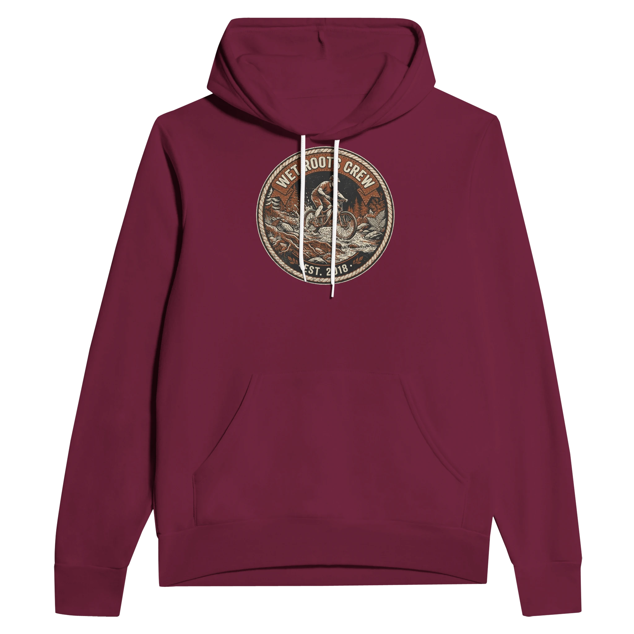 Wet Roots Crew Muddy MTB Hoodie | Mountain Bike & Pump Track Hoodie - view 2