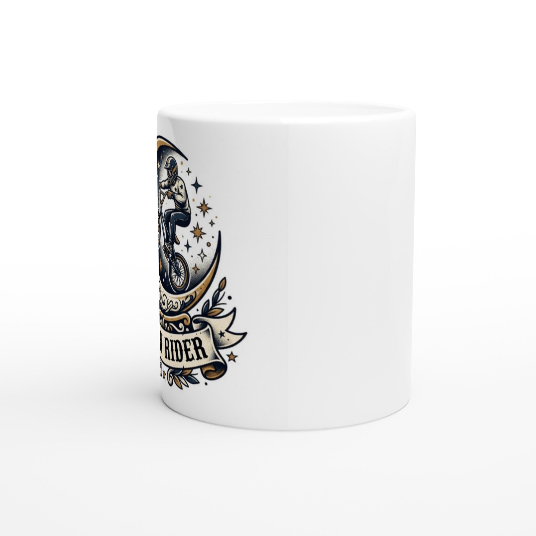 Moon Rider MTB Mug | Mountain Biker Coffee Mug - view 2