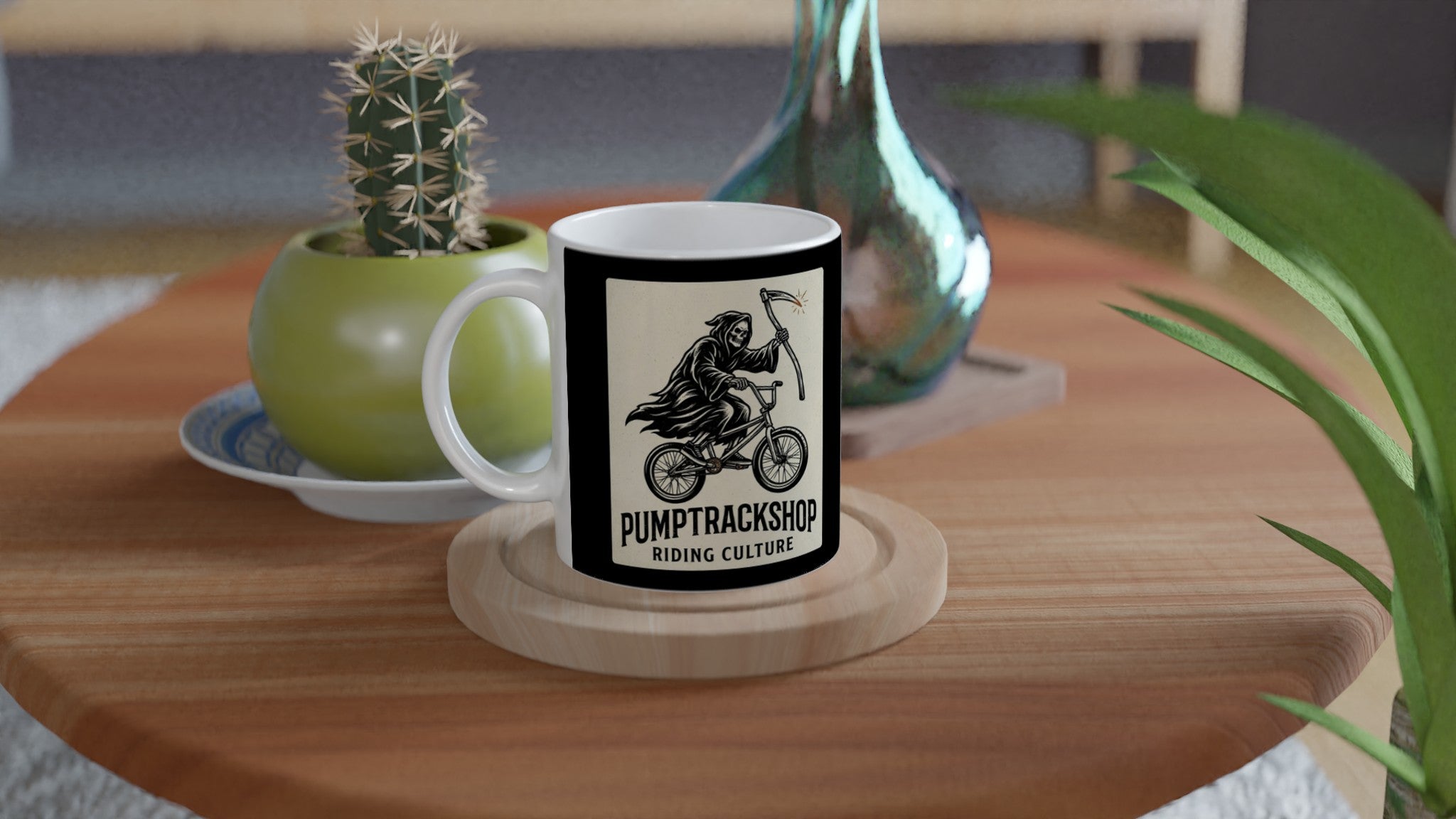 Pump Track Shop Riding Culture MTB Mug | Mountain Biker Coffee Mug - view 4