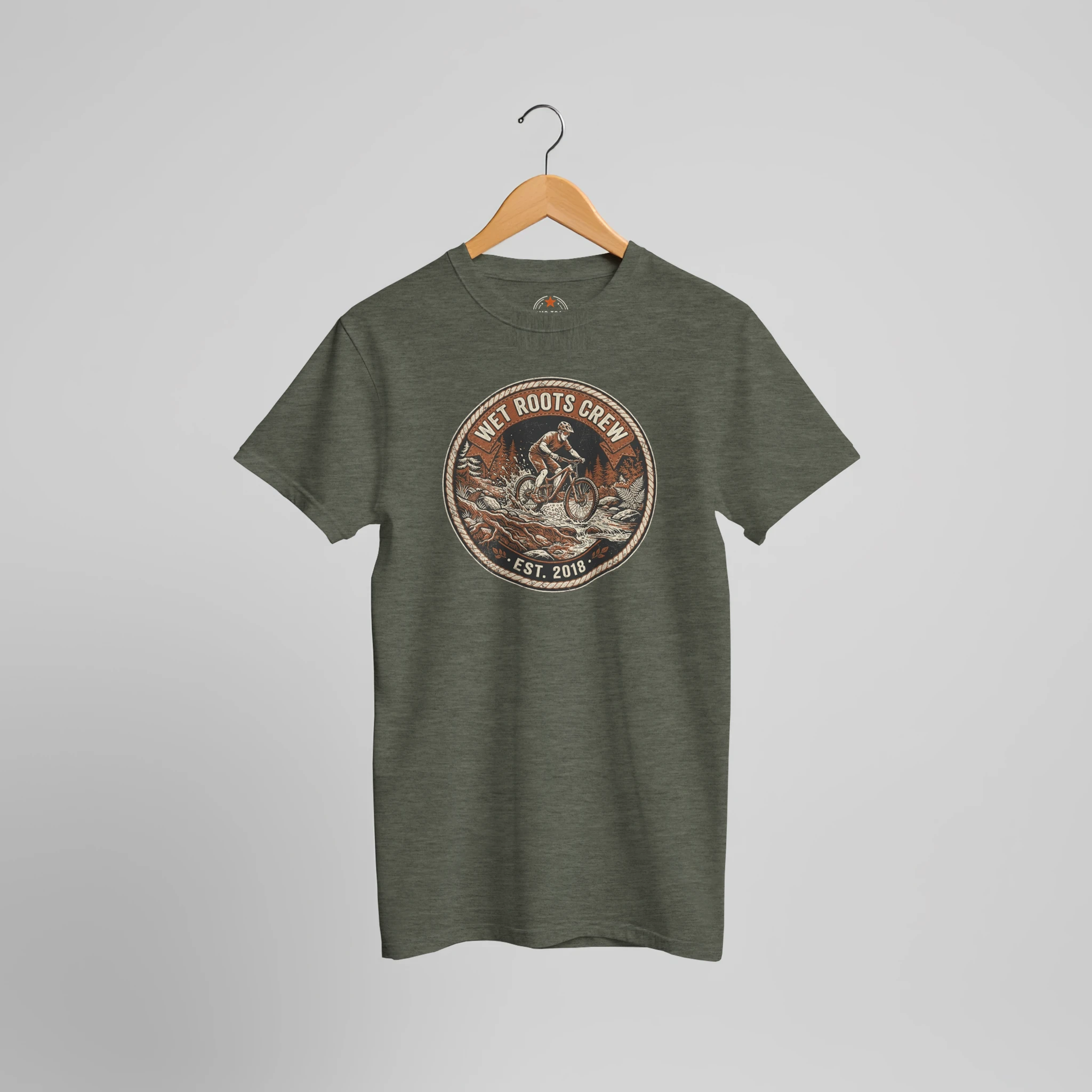 Wet Roots Crew Muddy MTB T-Shirt | Mountain Bike Graphic Tee - view 4