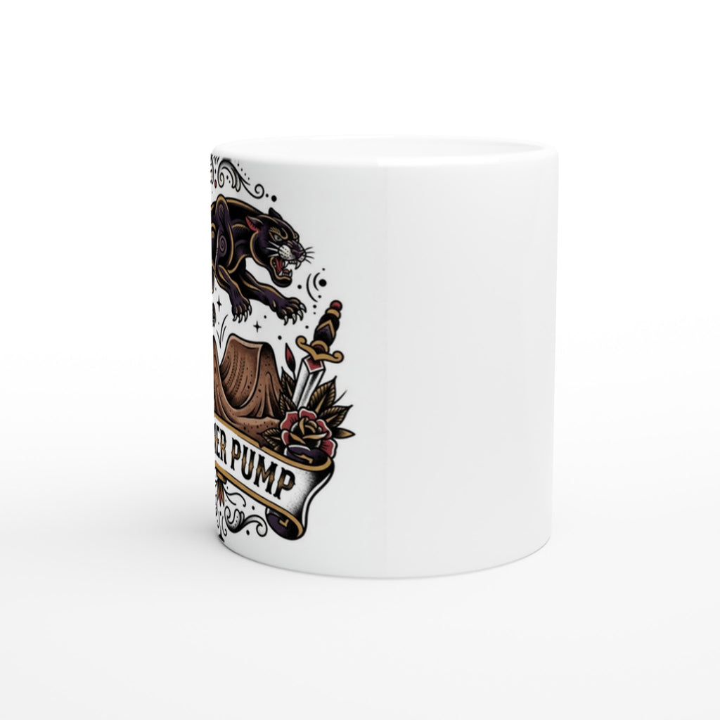 Panther Pump MTB Mug | Mountain Biker Coffee Mug - view 2