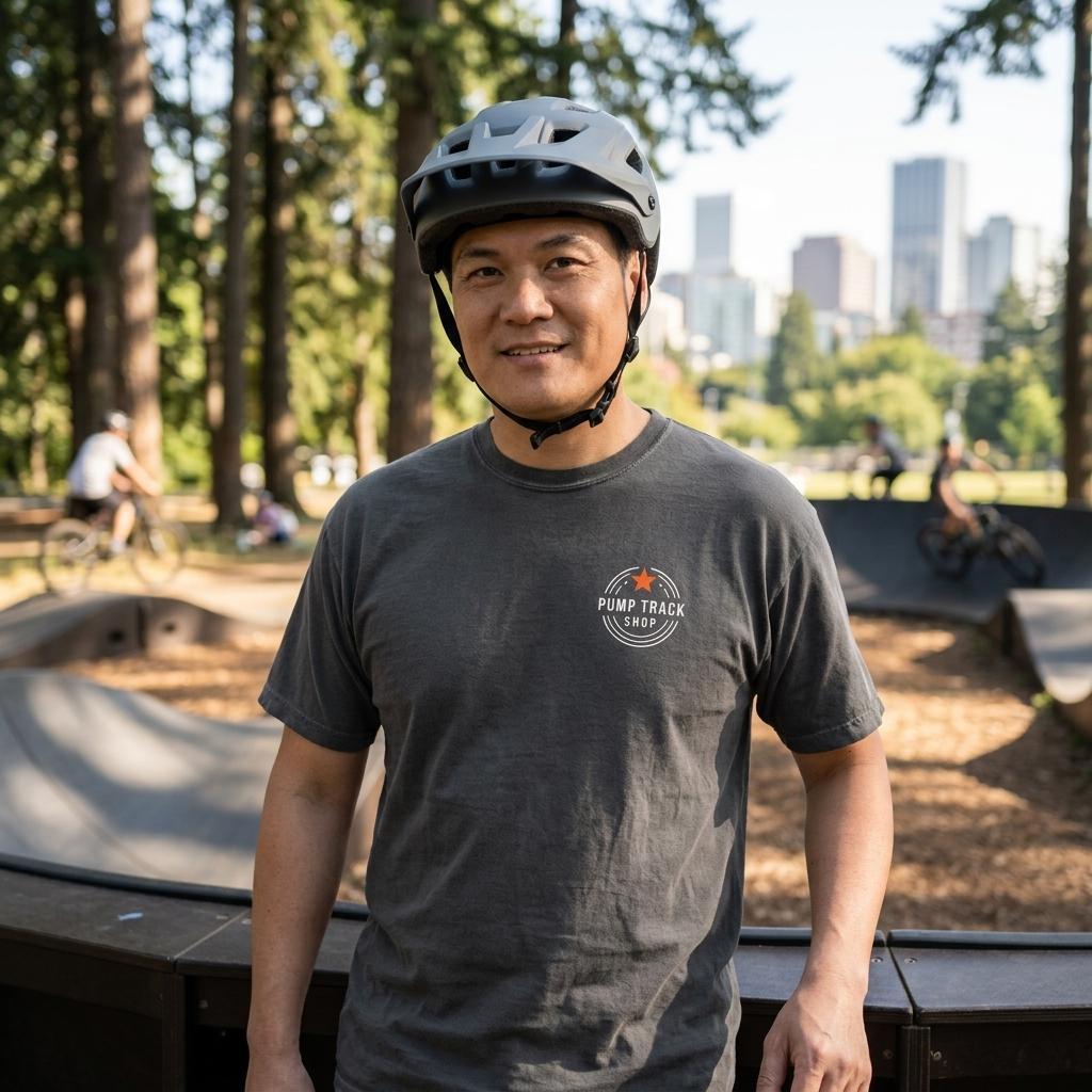 All Mountain King Racing Tee | Pump Track Racing Co Back-Print T-Shirt