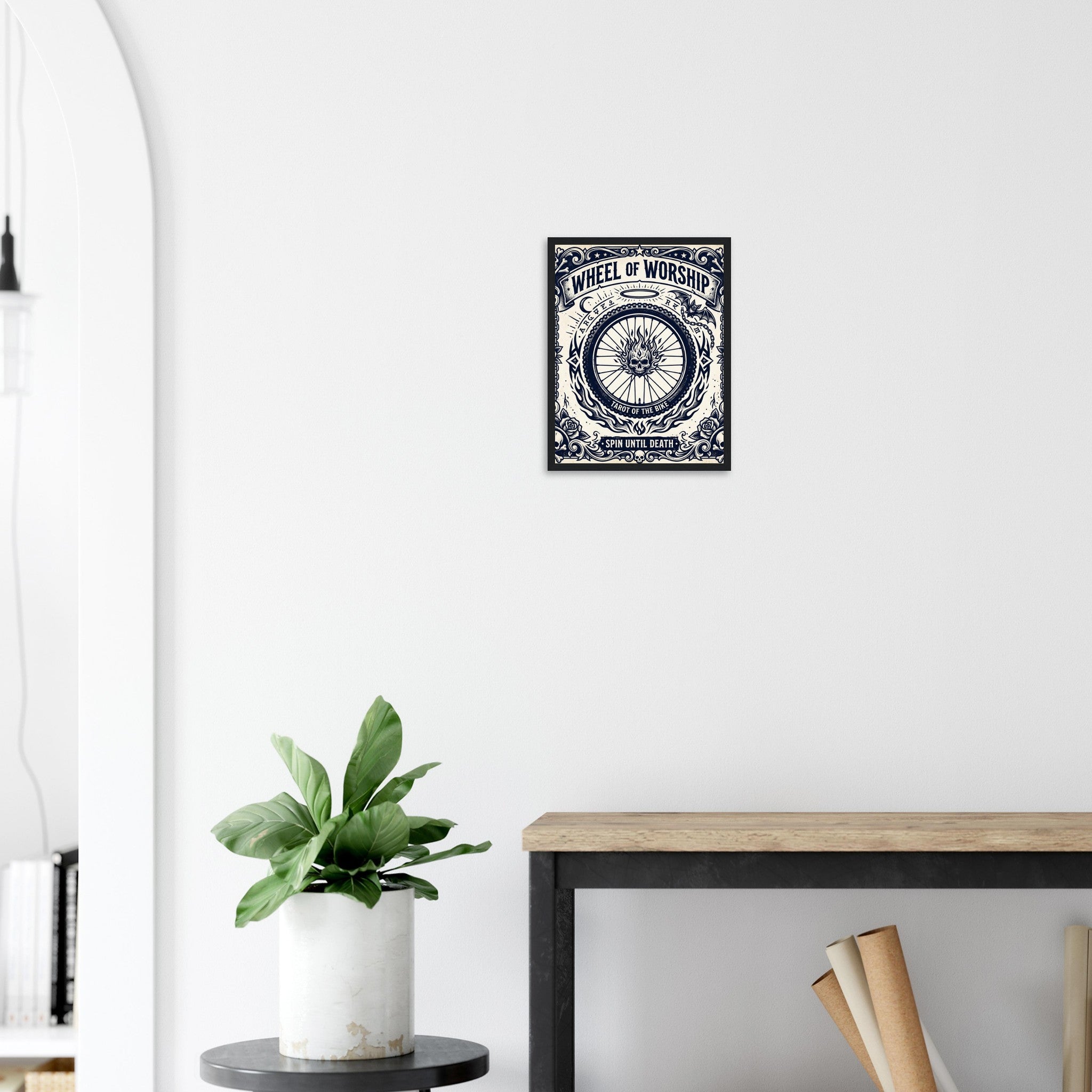 Wheel Of Worship Framed Print | Mountain Bike Wall Art - view 9