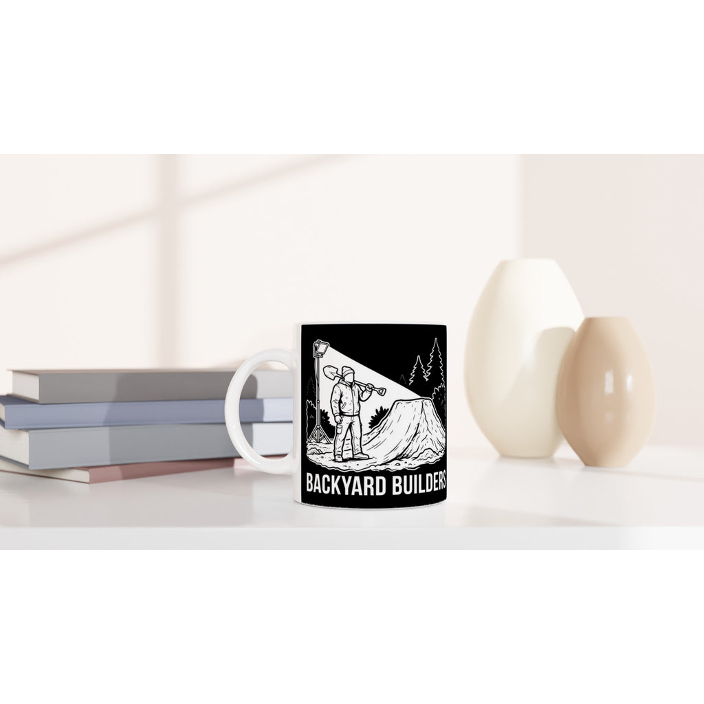 Backyard Builders MTB Mug | Mountain Biker Coffee Mug - view 8