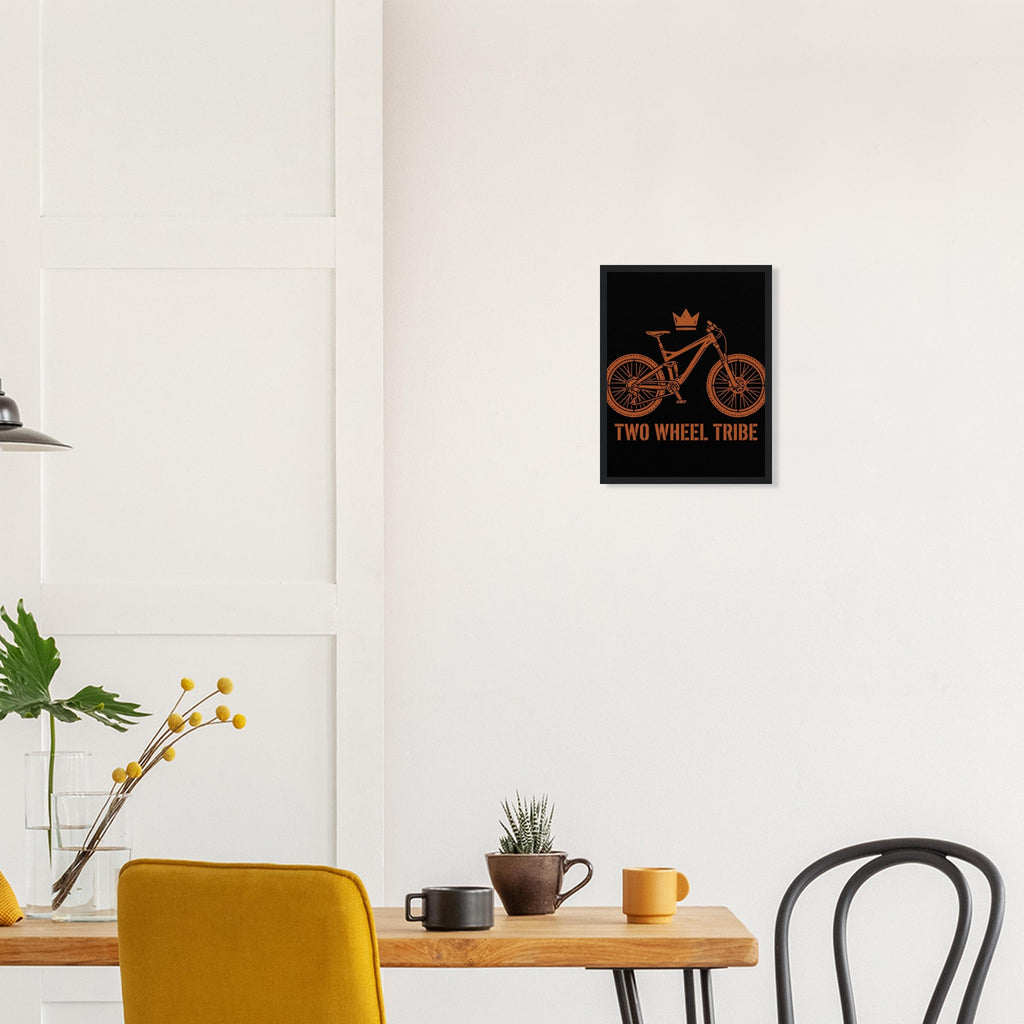 Two Wheel Tribe Framed Print | Mountain Bike Wall Art - view 9