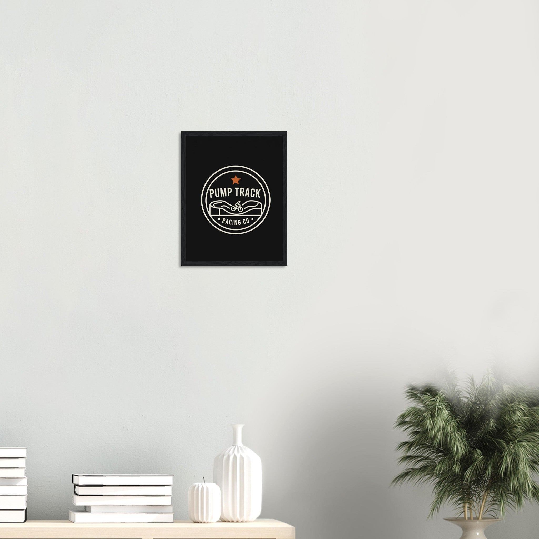 Pump Track Racing Co Framed Print | Mountain Bike Wall Art - view 6