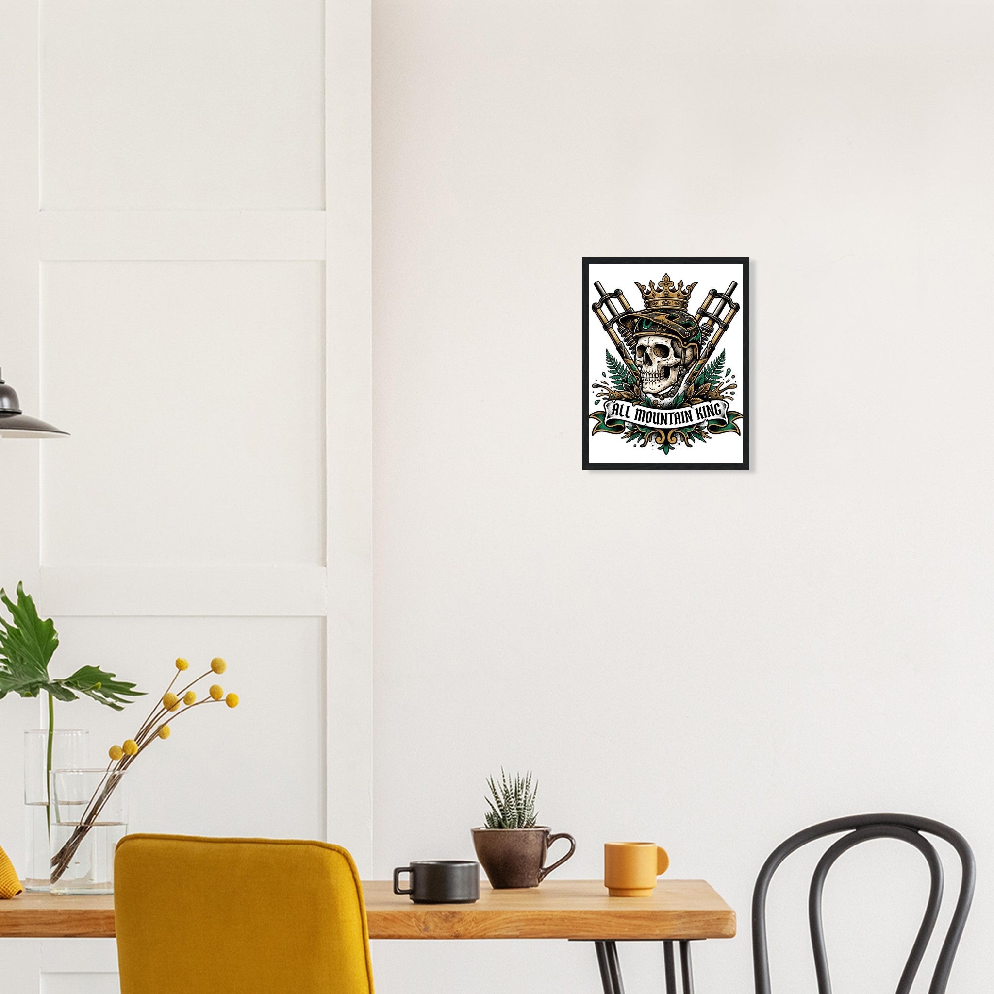 All Mountain King Framed Print | Mountain Bike Wall Art - view 7