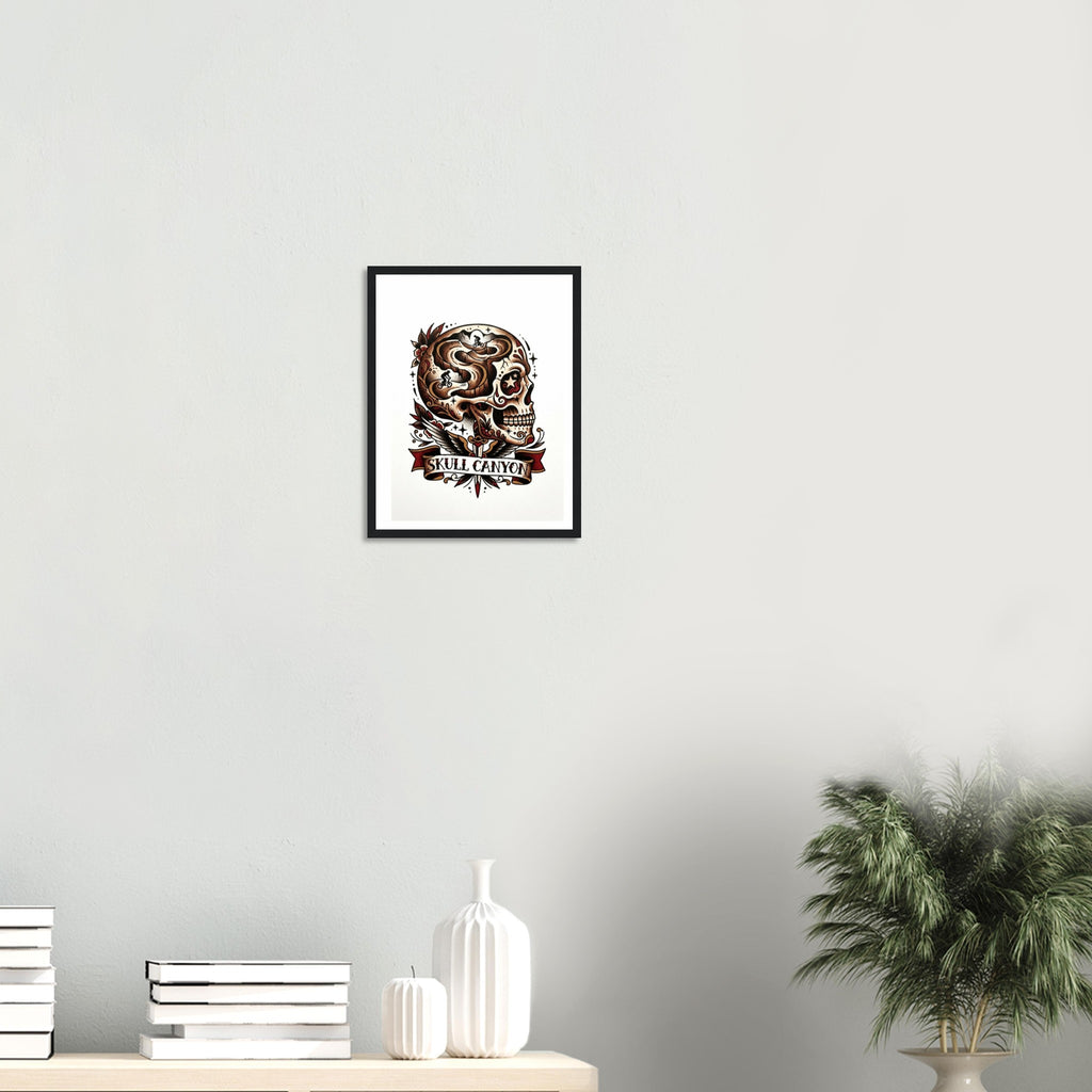 Skull Canyon Framed Print | Mountain Bike Wall Art - view 6