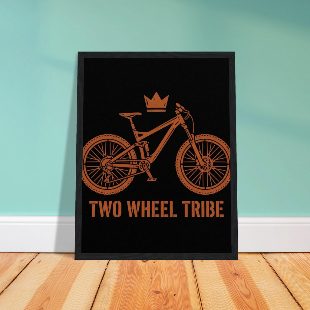 Two Wheel Tribe Framed Print | Mountain Bike Wall Art