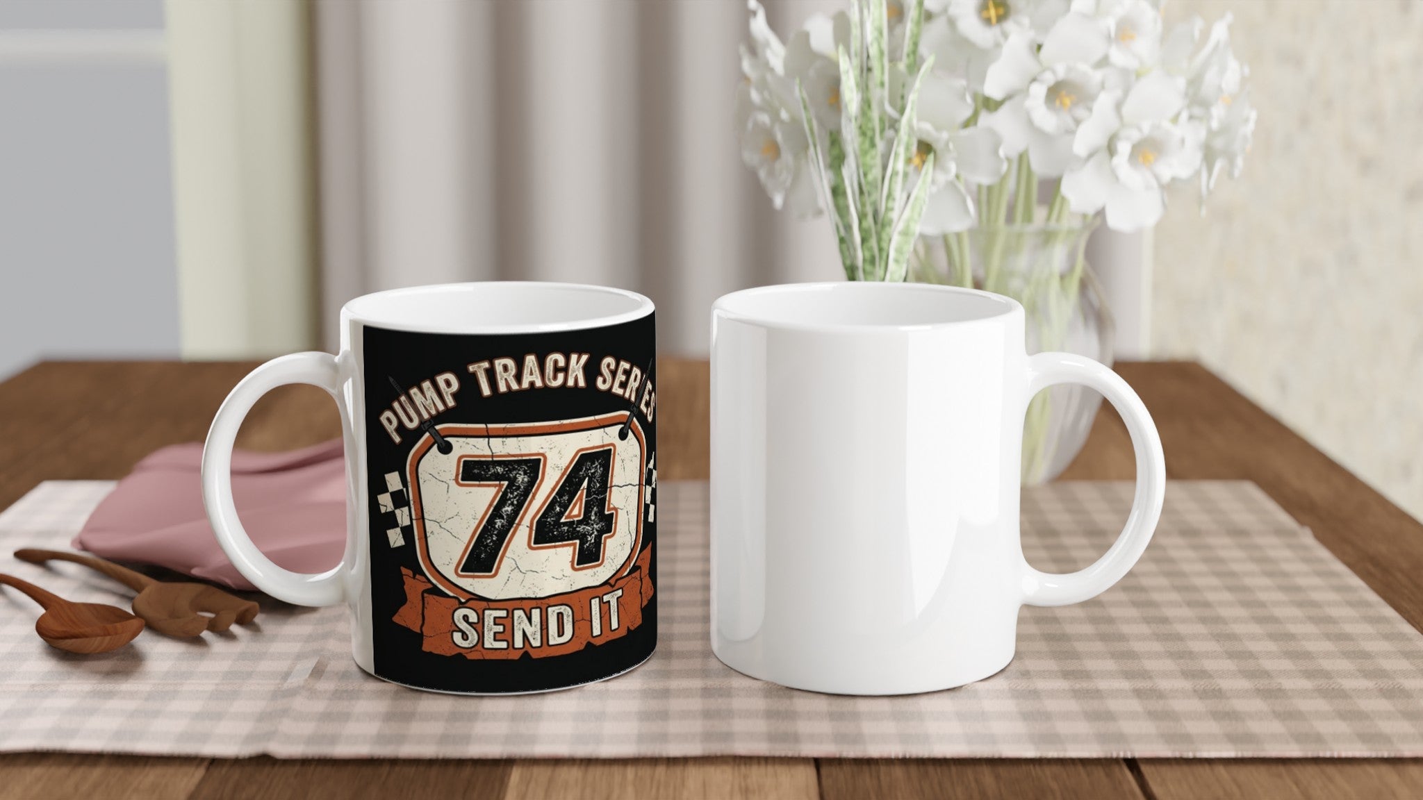Pump Track Series 74 MTB Mug | Mountain Biker Coffee Mug - view 5