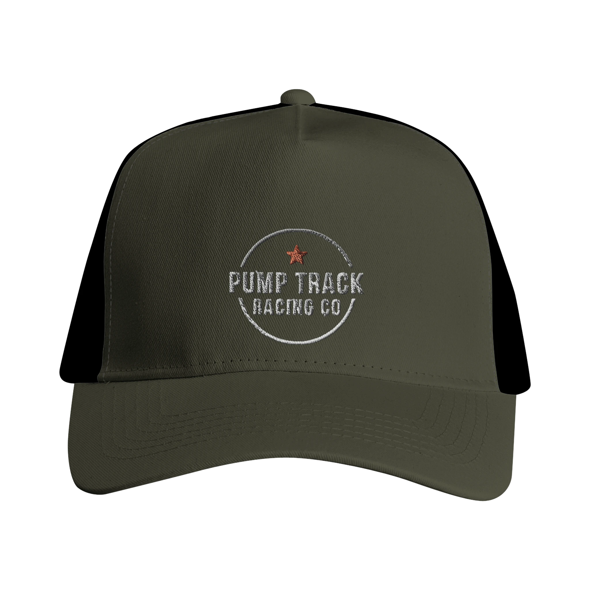 Pump Track Racing Co Trucker Cap | MTB Snapback Hat - view 2