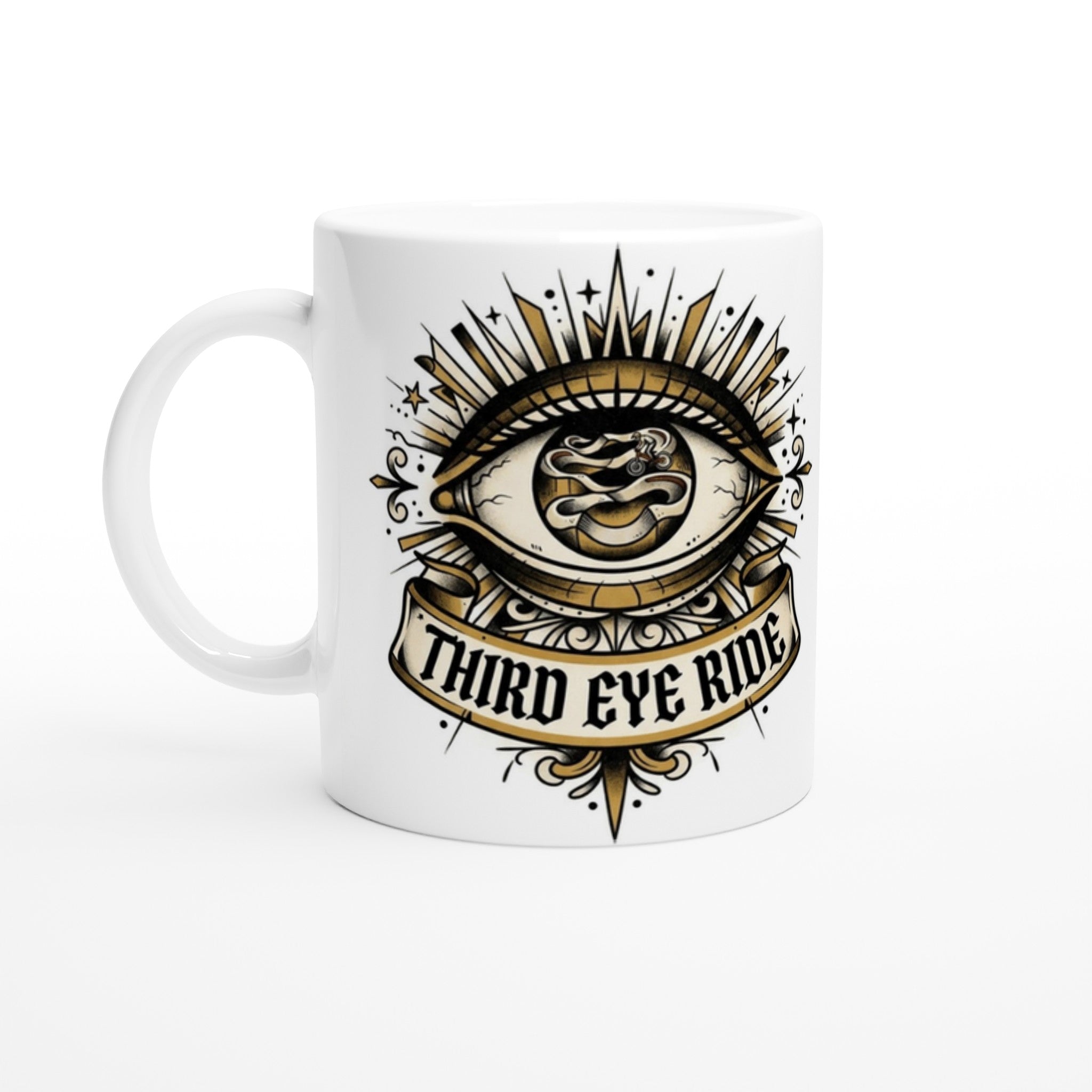 Third Eye Ride MTB Mug | Mountain Biker Coffee Mug