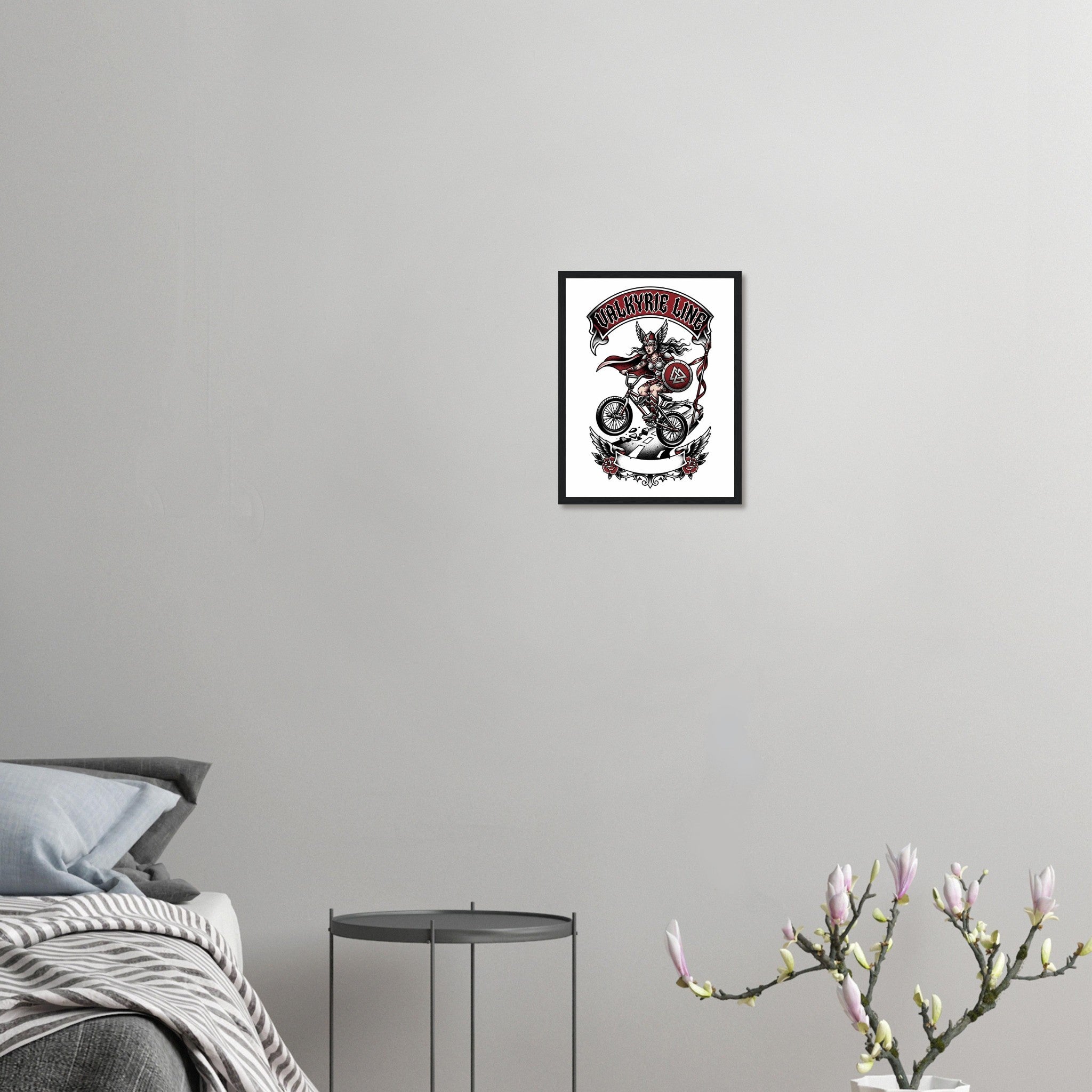 Valkyrie Line Framed Print | Mountain Bike Wall Art - view 5