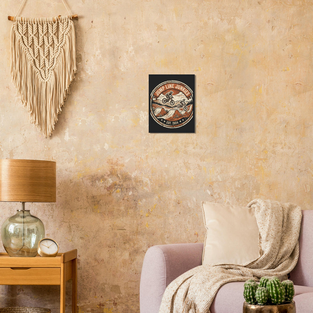Jump Line Junkies Framed Print | Mountain Bike Wall Art - view 8