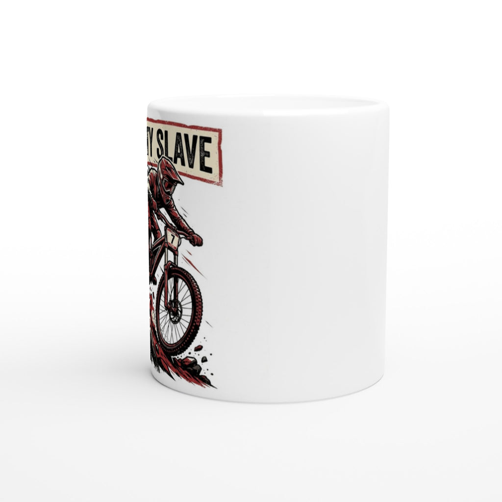 Gravity Slave MTB Mug | Mountain Biker Coffee Mug - view 2