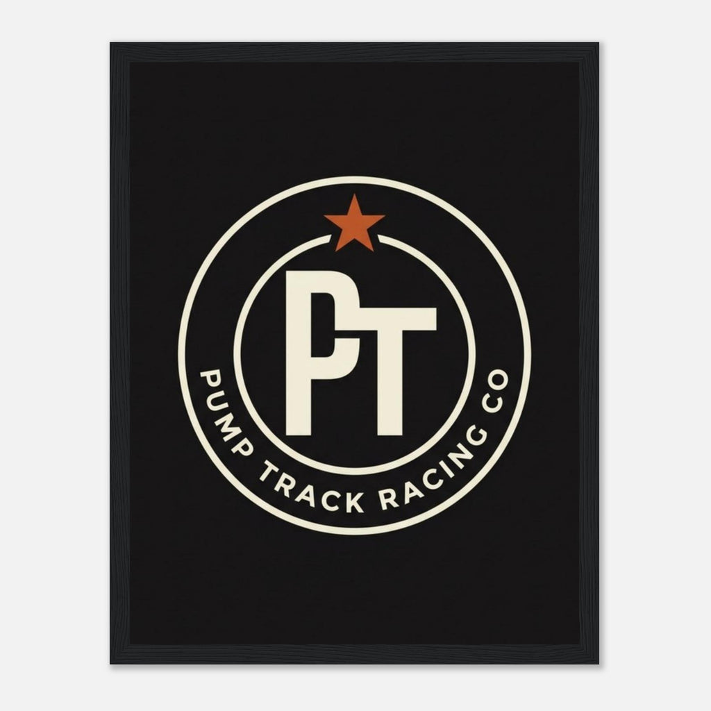Pump Track Racing Co Star Framed Print | Mountain Bike Wall Art - view 4
