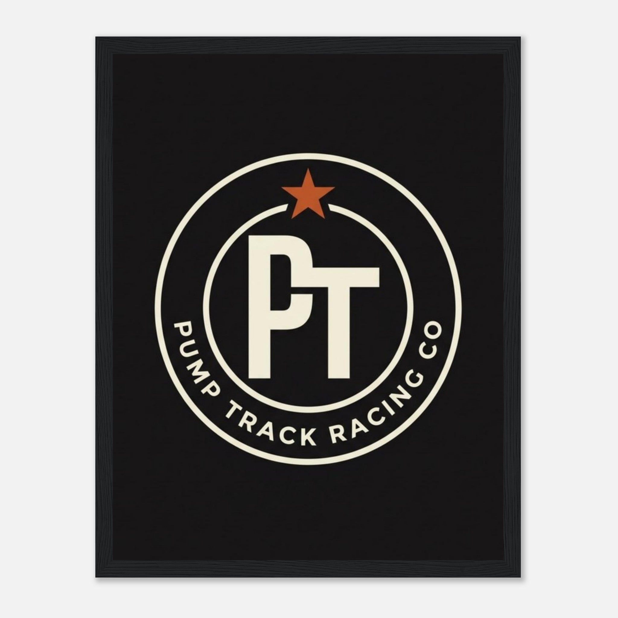 Pump Track Racing Co Star Framed Print | Mountain Bike Wall Art - view 4