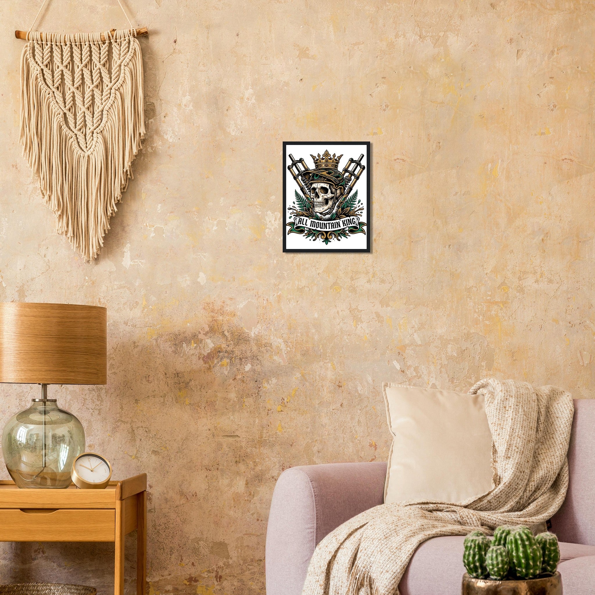 All Mountain King Framed Print | Mountain Bike Wall Art - view 2