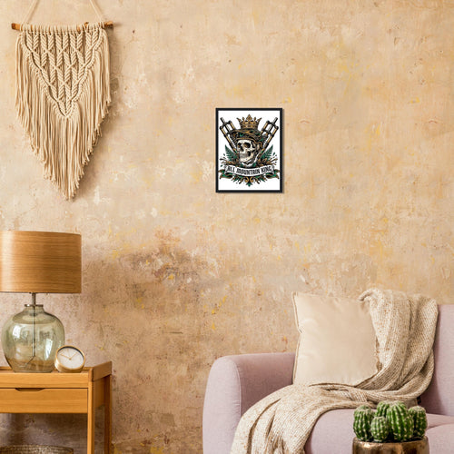 All Mountain King Framed Print | Mountain Bike Wall Art - view 2