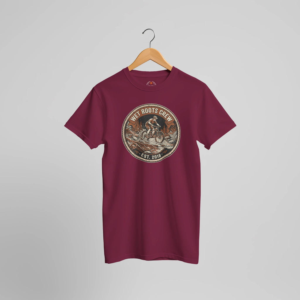 Wet Roots Crew Muddy MTB T-Shirt | Mountain Bike Graphic Tee
