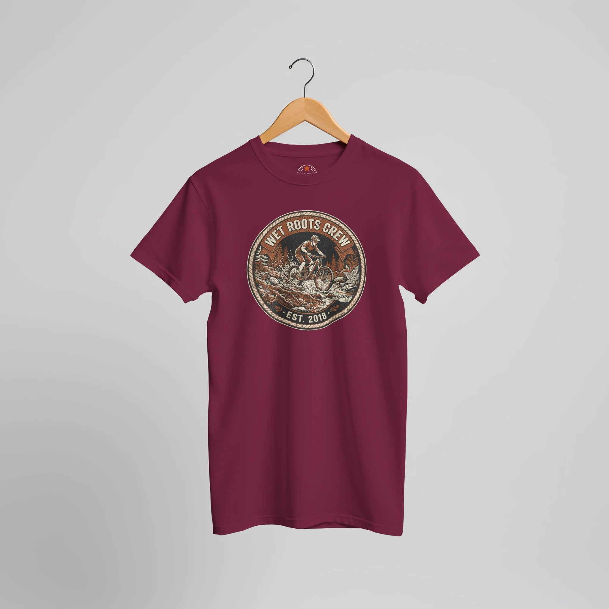 Wet Roots Crew Muddy MTB T-Shirt | Mountain Bike Graphic Tee