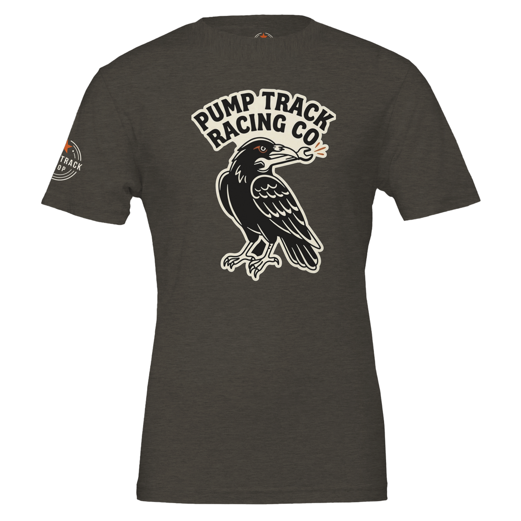 Pump Track Racing Co Raven MTB T-Shirt | Mountain Bike Graphic Tee - view 9