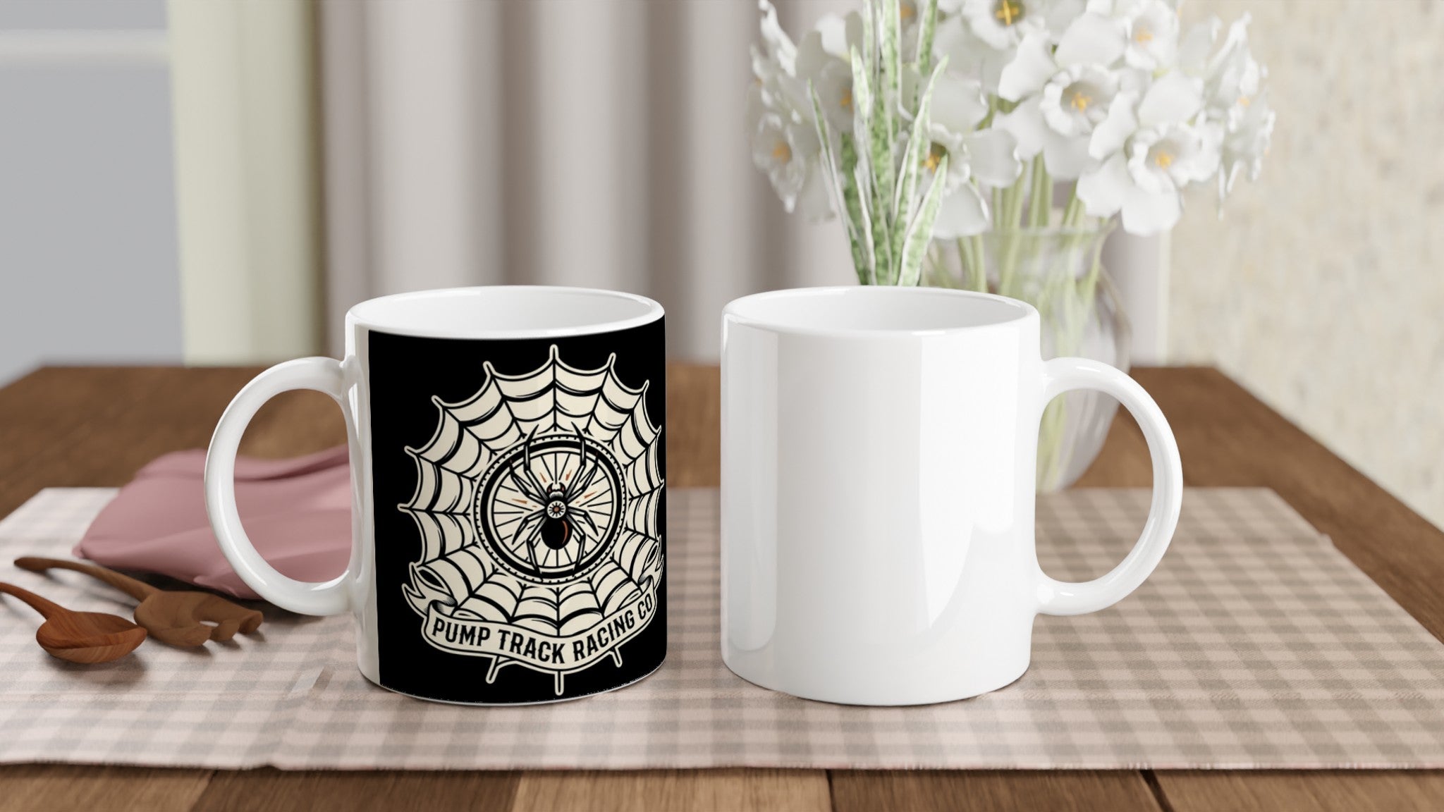 Pump Track Racing Co Spider MTB Mug | Mountain Biker Coffee Mug - view 5