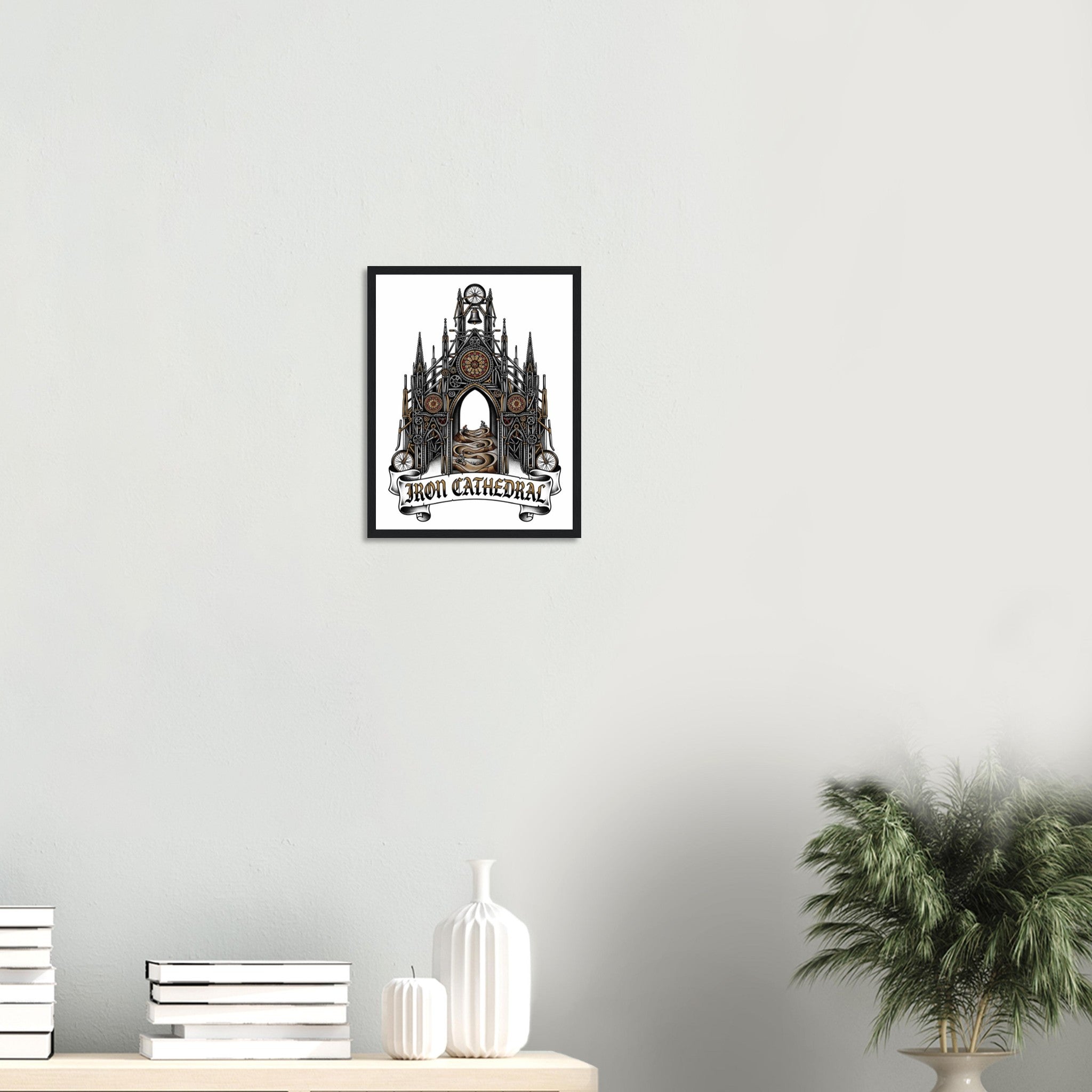 Iron Cathedral Framed Print | Mountain Bike Wall Art - view 6
