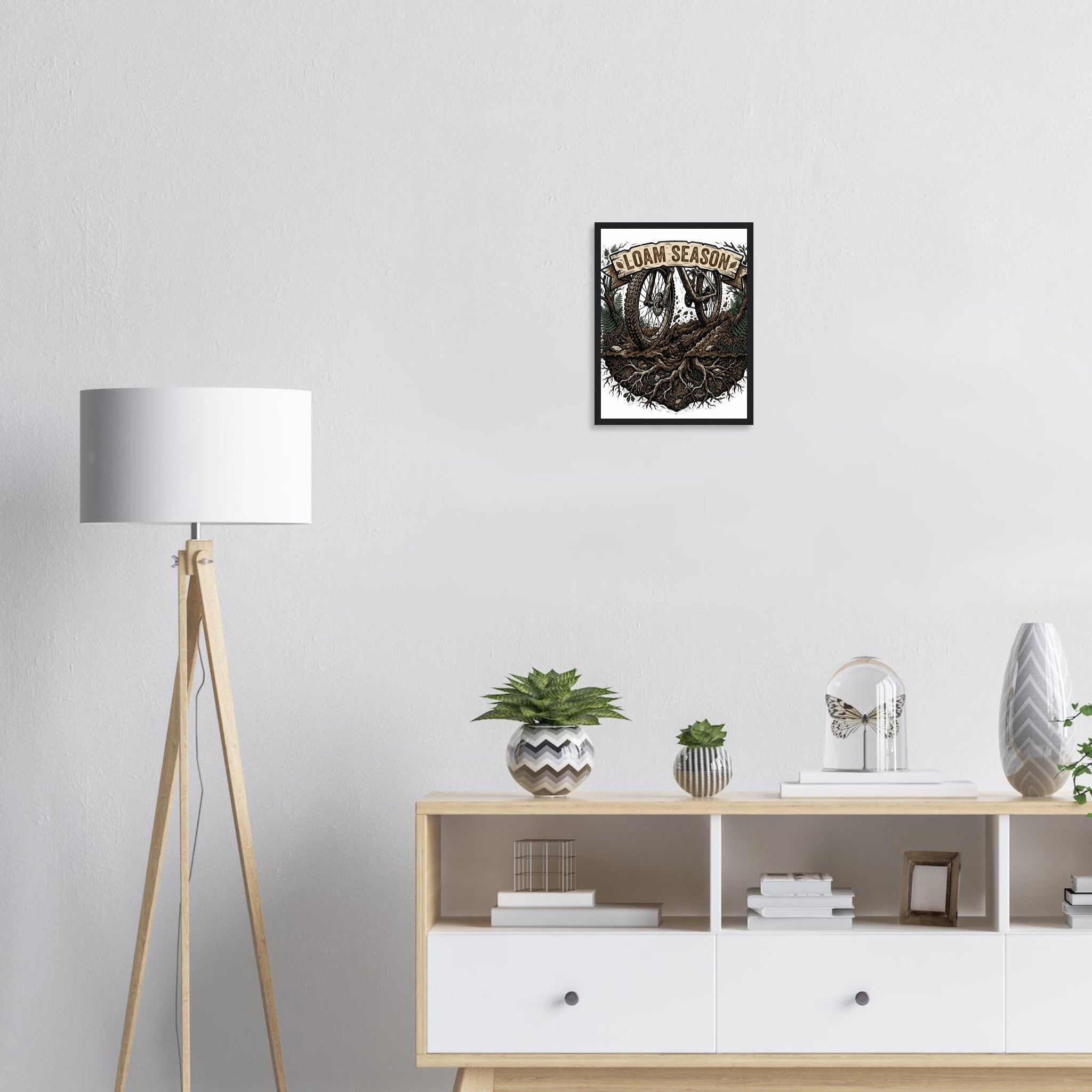 Loam Season Framed Print | Mountain Bike Wall Art - view 7