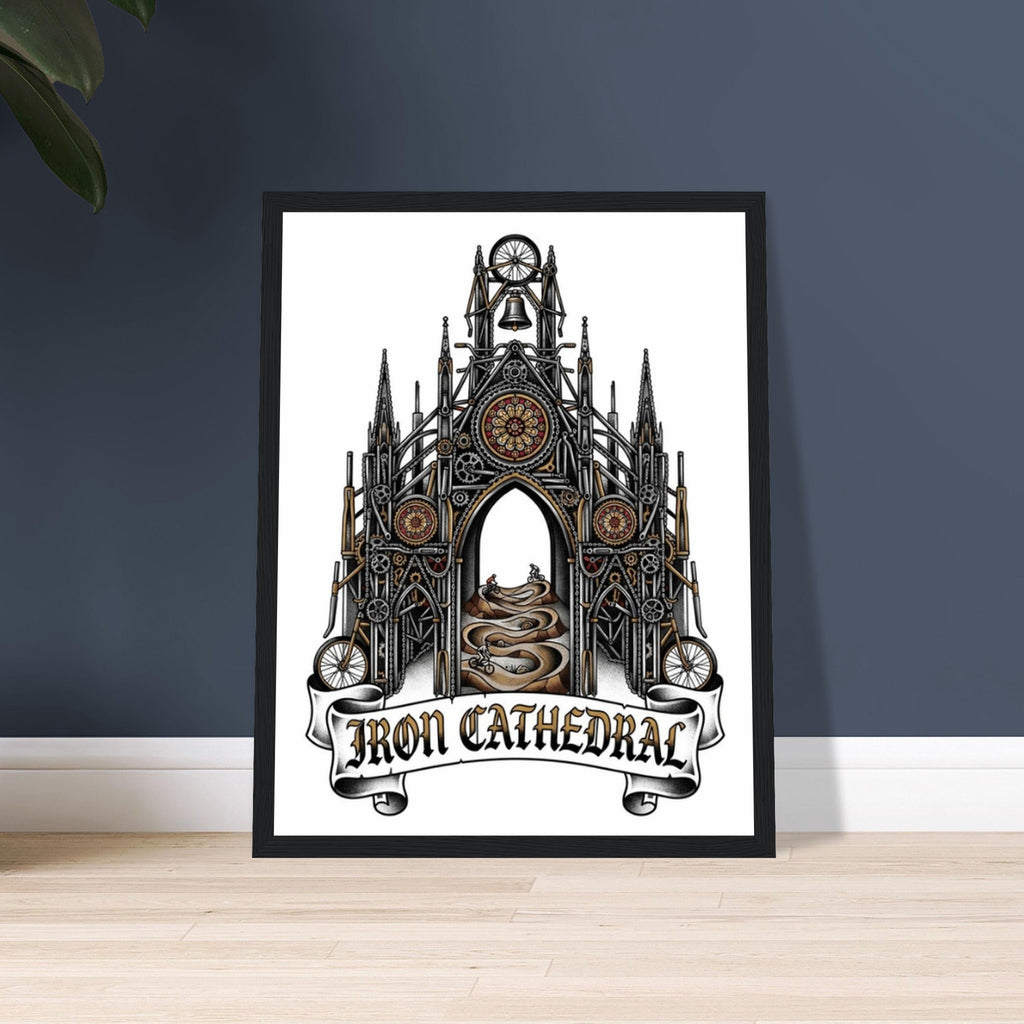 Iron Cathedral Framed Print | Mountain Bike Wall Art