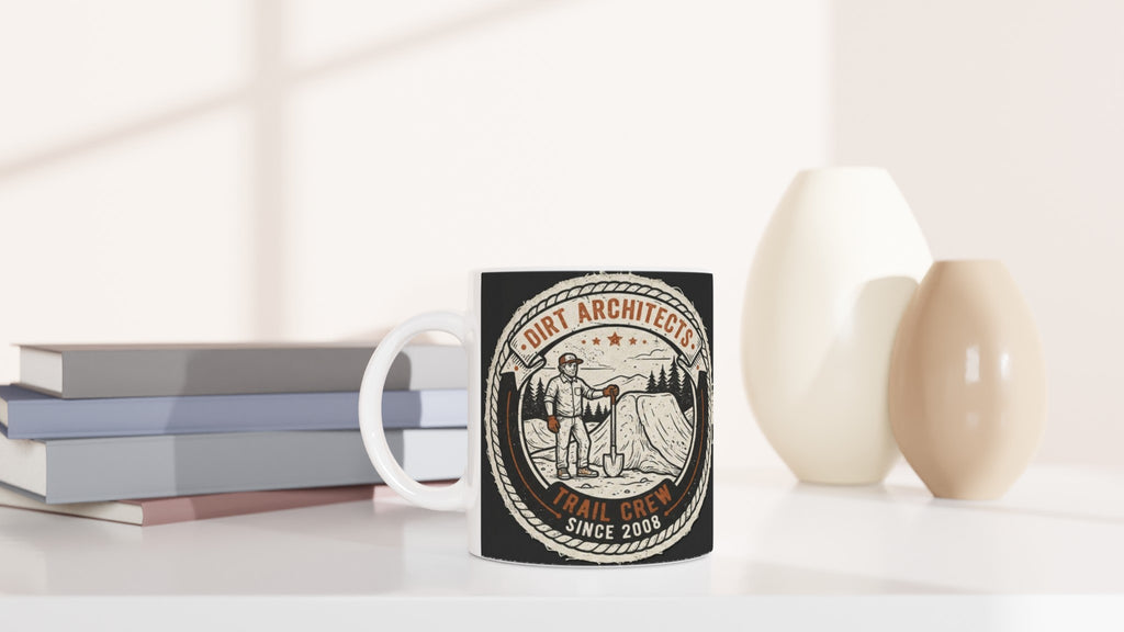 Dirt Architects Trail Crew MTB Mug | Mountain Biker Coffee Mug - view 6