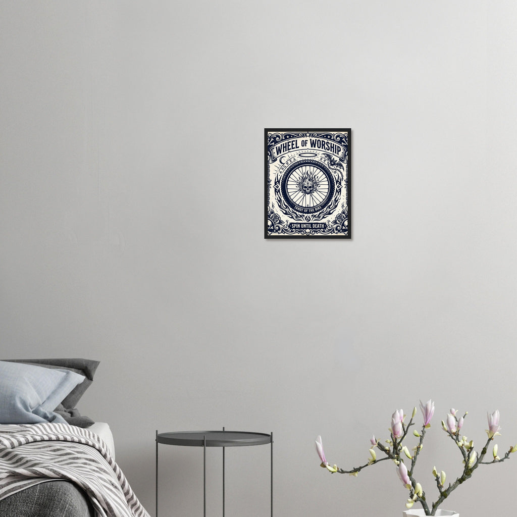 Wheel Of Worship Framed Print | Mountain Bike Wall Art - view 5