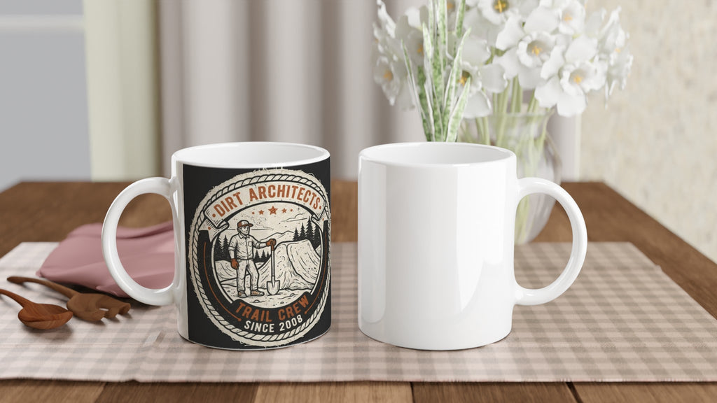 Dirt Architects Trail Crew MTB Mug | Mountain Biker Coffee Mug - view 5