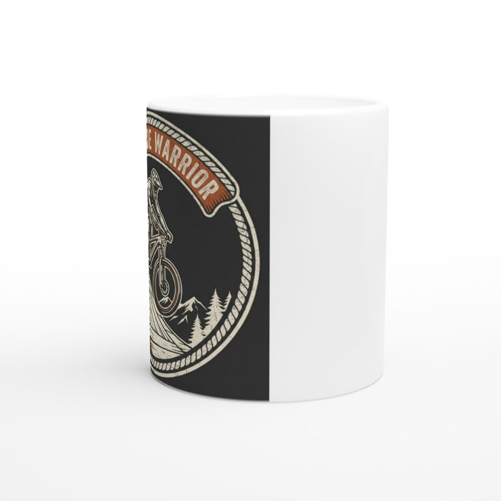 Wall Ride Warrior MTB Mug | Mountain Biker Coffee Mug - view 2