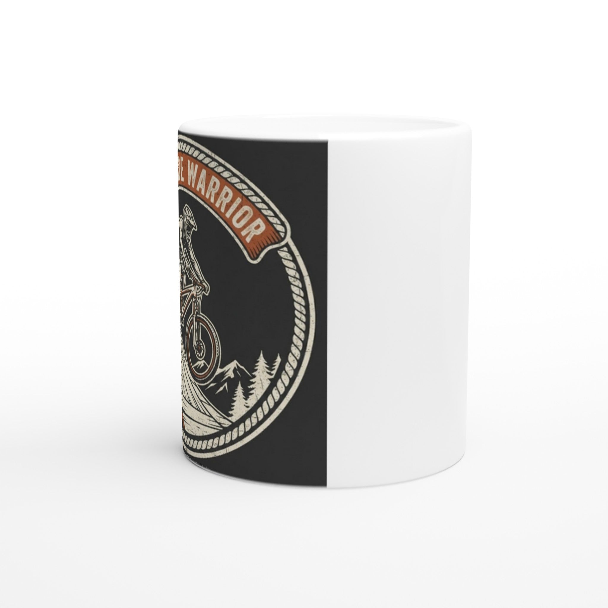 Wall Ride Warrior MTB Mug | Mountain Biker Coffee Mug - view 2