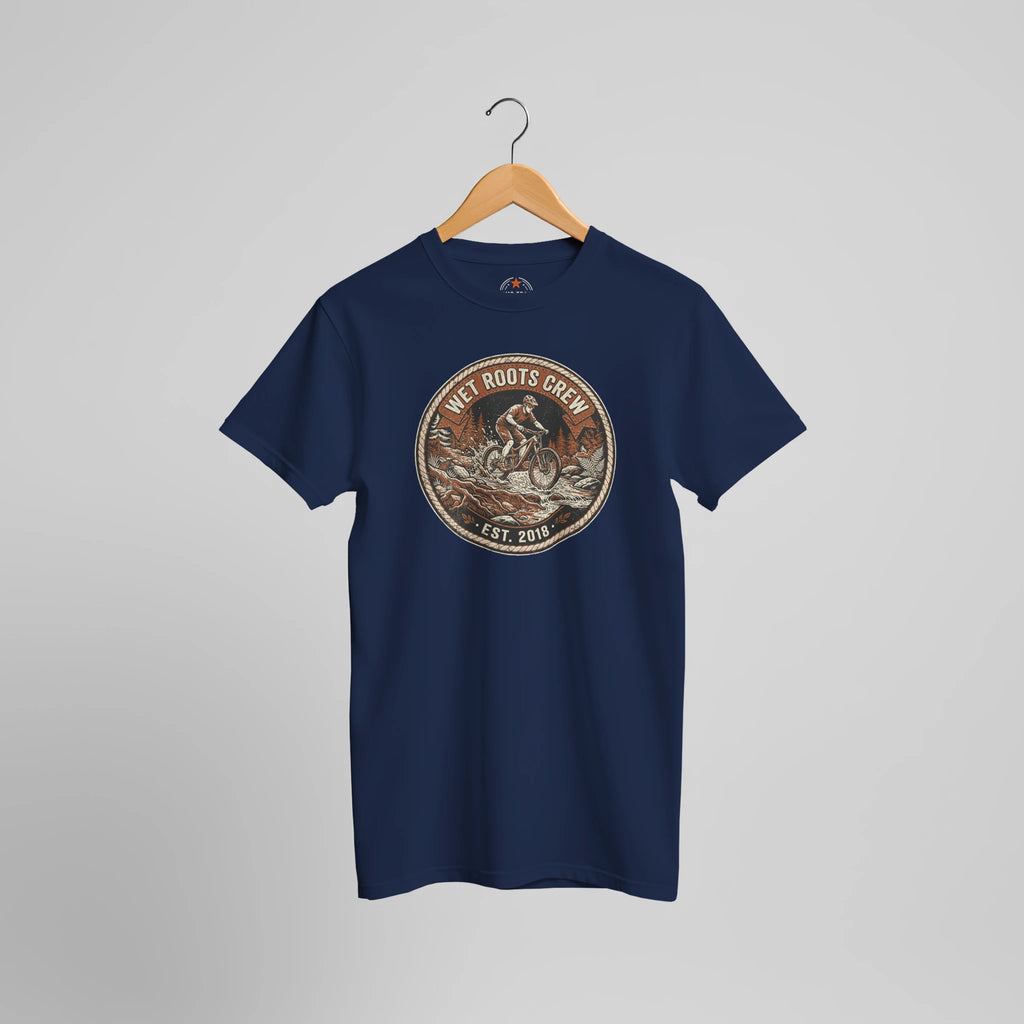 Wet Roots Crew Muddy MTB T-Shirt | Mountain Bike Graphic Tee - view 3
