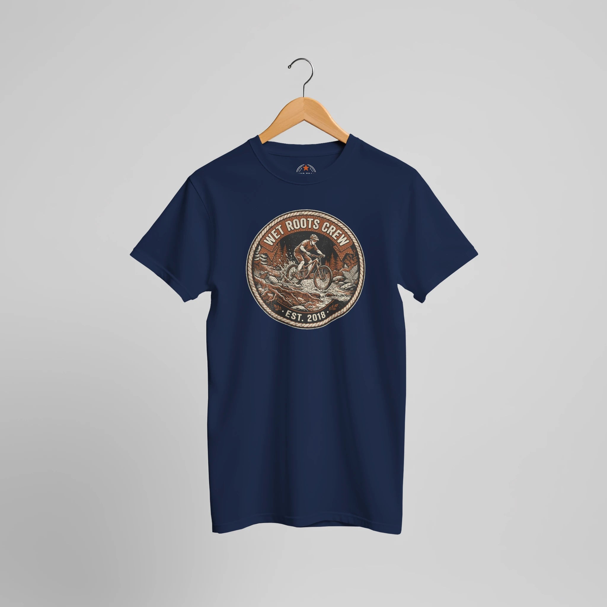 Wet Roots Crew Muddy MTB T-Shirt | Mountain Bike Graphic Tee - view 3