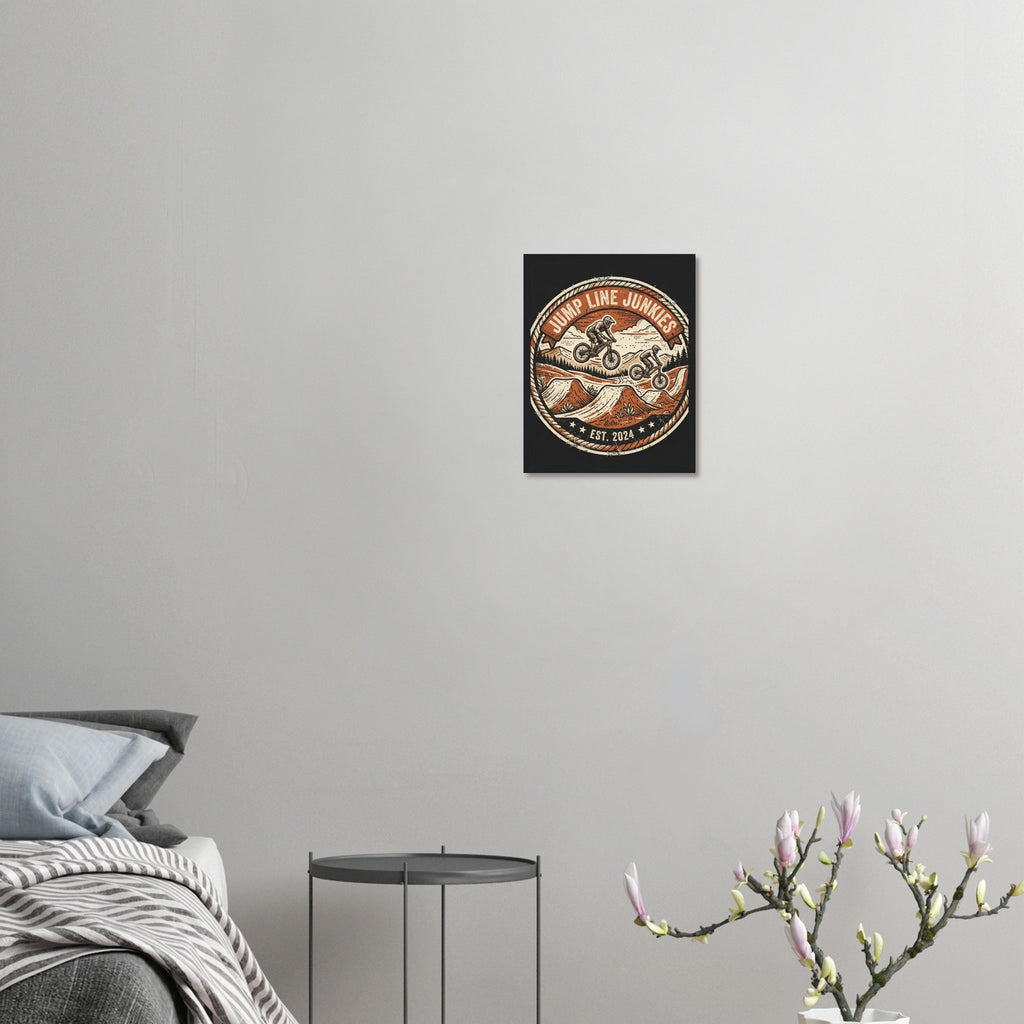 Jump Line Junkies Framed Print | Mountain Bike Wall Art - view 5