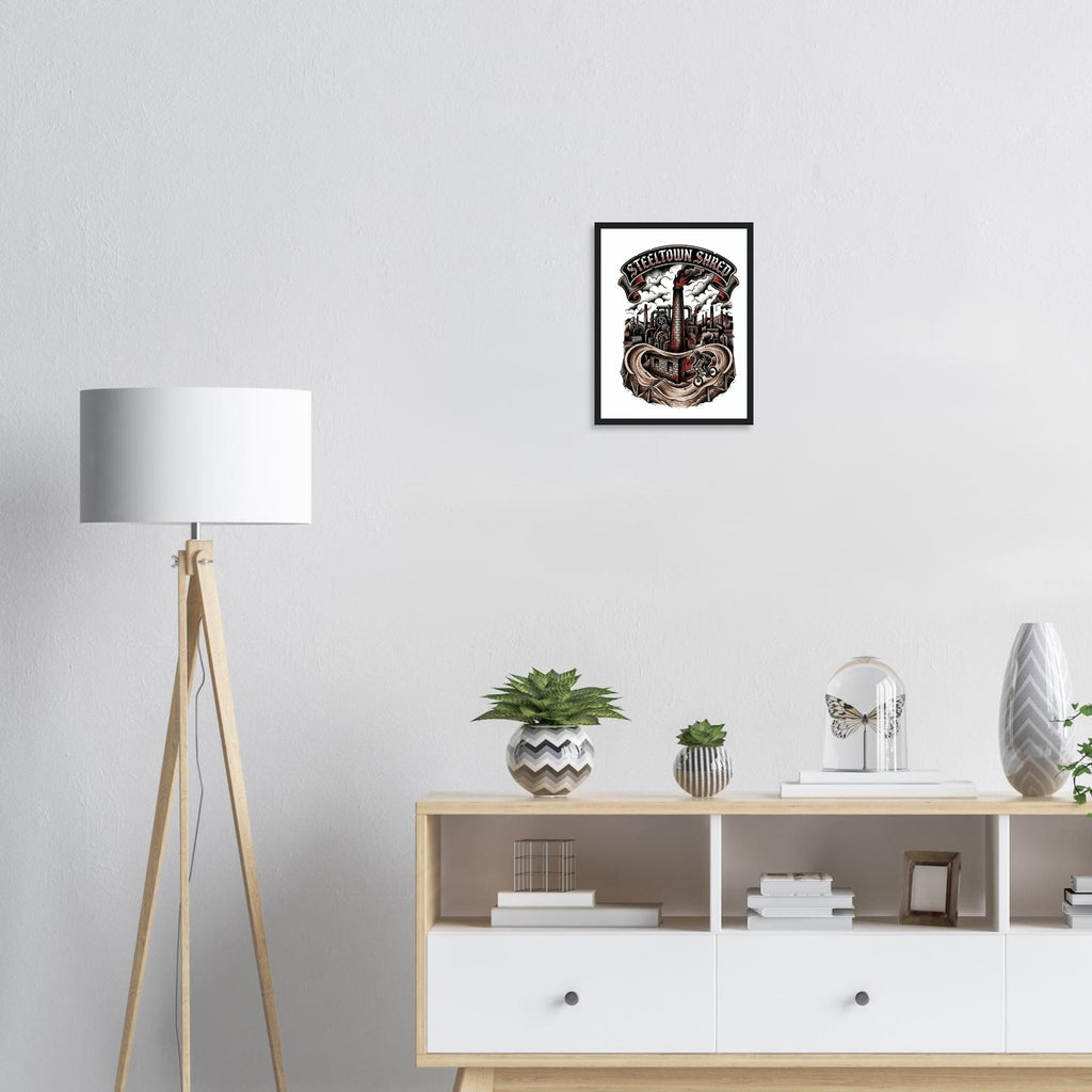 Steeltown Shred Mill Framed Print | Mountain Bike Wall Art - view 7