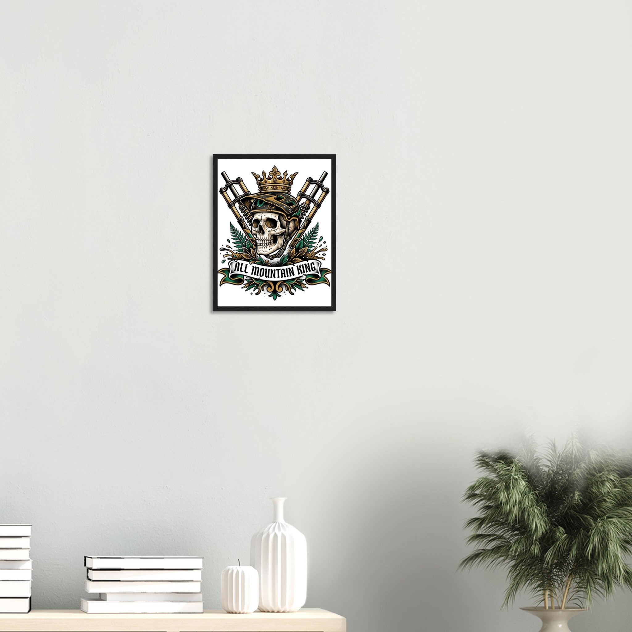 All Mountain King Framed Print | Mountain Bike Wall Art - view 9