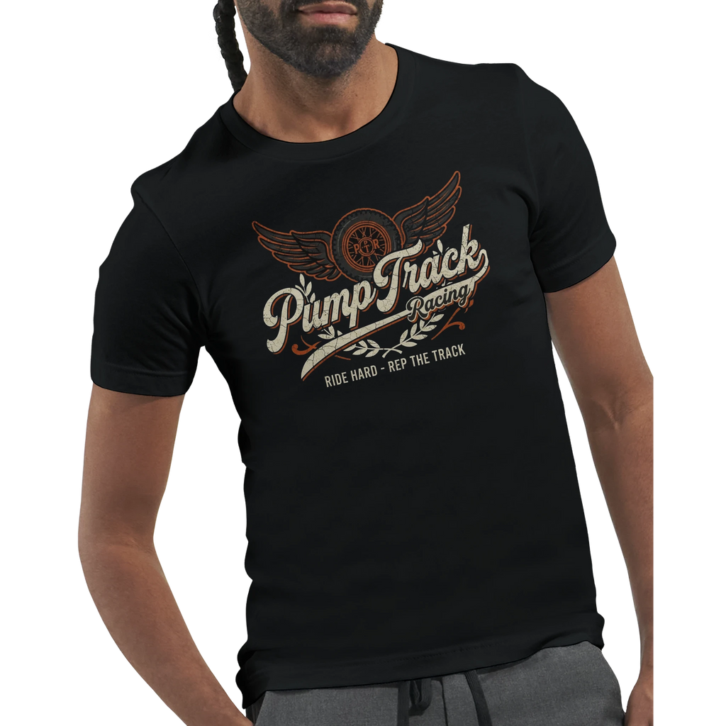 Pump Track Racing MTB T-Shirt | Mountain Bike Graphic Tee - view 3