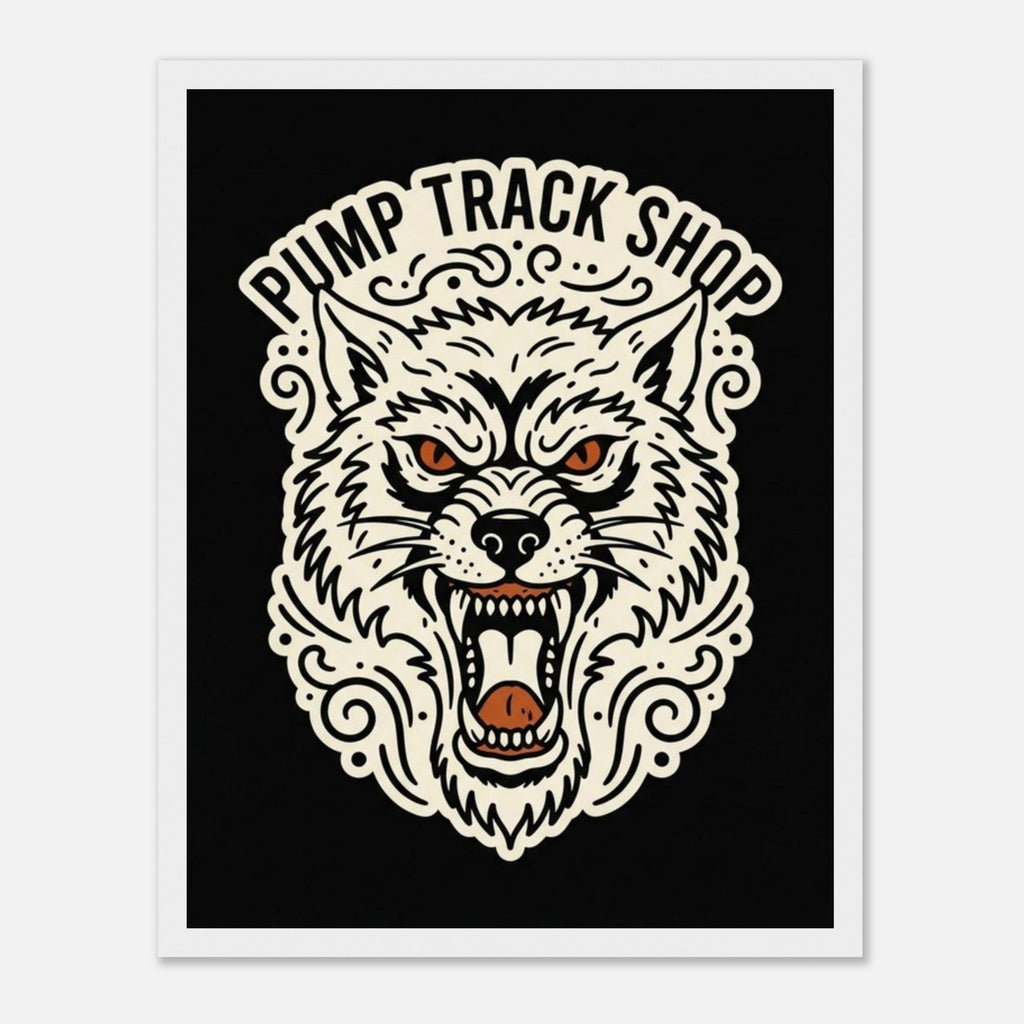 Pump Track Shop Framed Print | Mountain Bike Wall Art - view 4