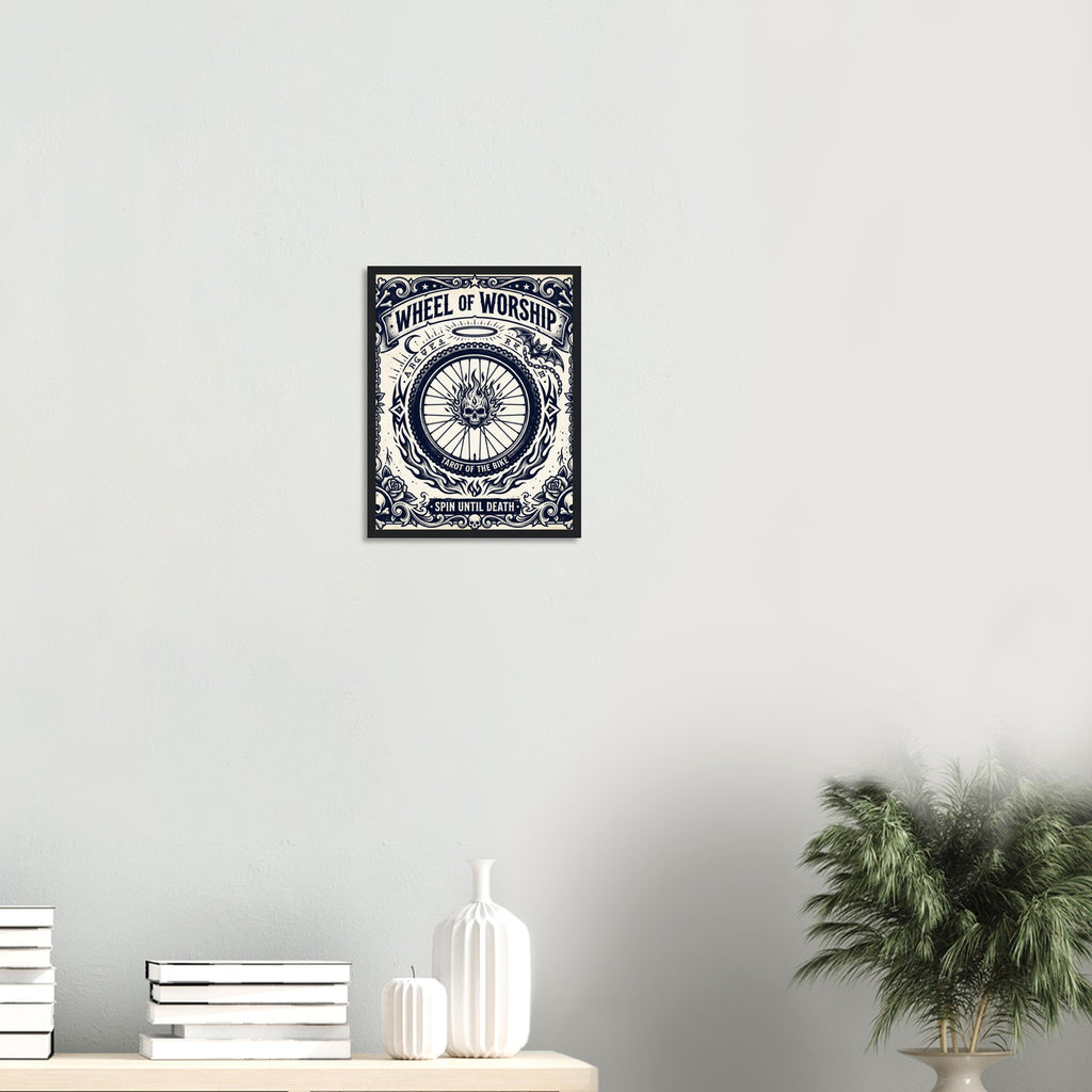 Wheel Of Worship Framed Print | Mountain Bike Wall Art - view 6