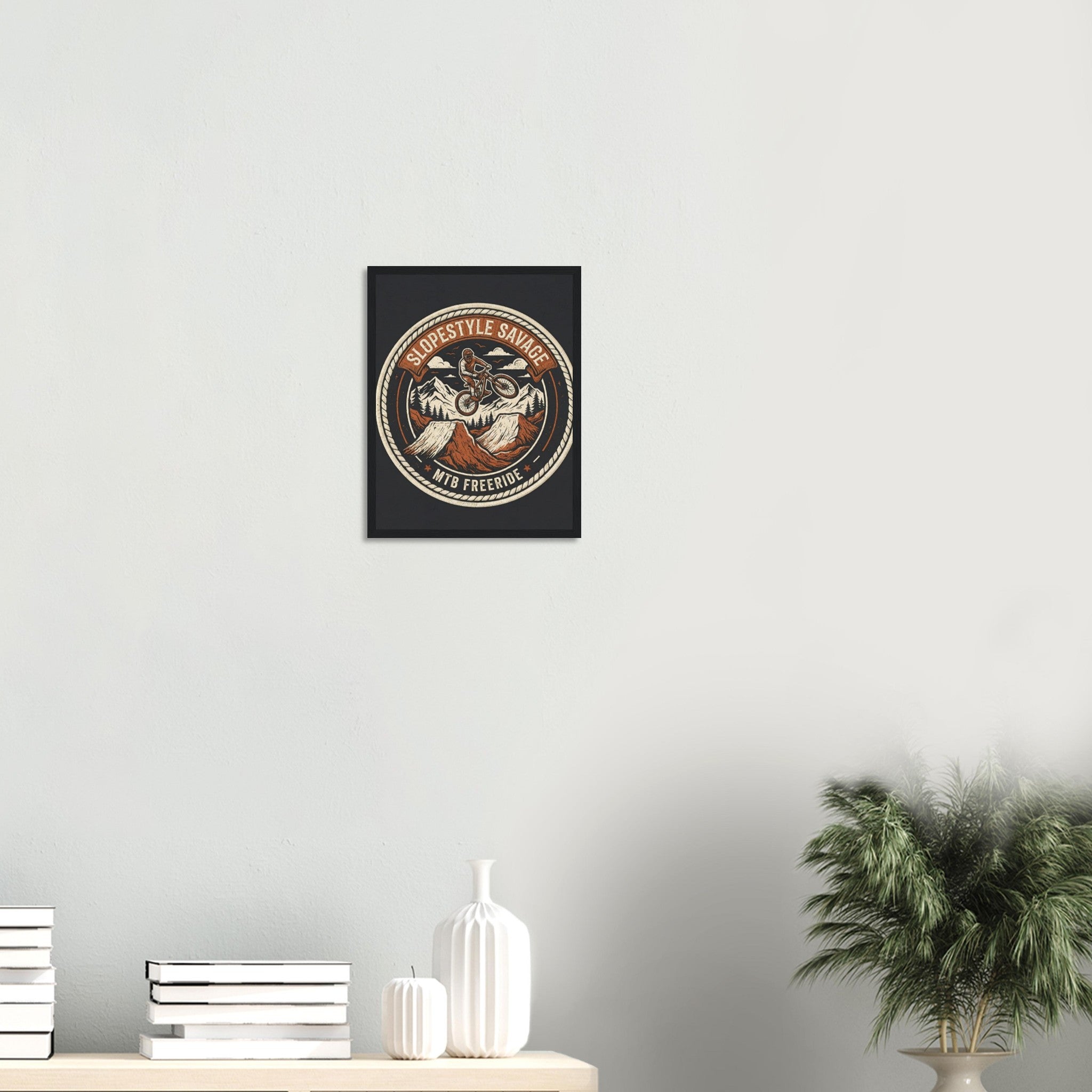 Slopestyle Savage Framed Print | Mountain Bike Wall Art - view 6